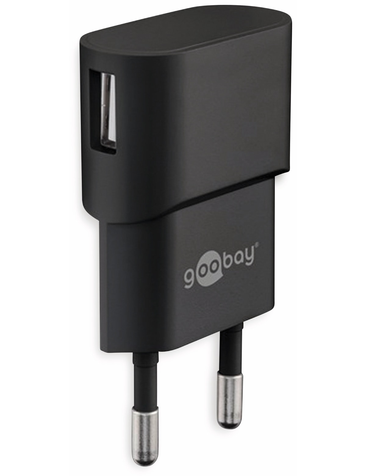 GOOBAY USB-Lader 44947, 1 A, 5 W, schwarz GOOBAY USB-Lader 44947, 1 A, 5 W, schwarz