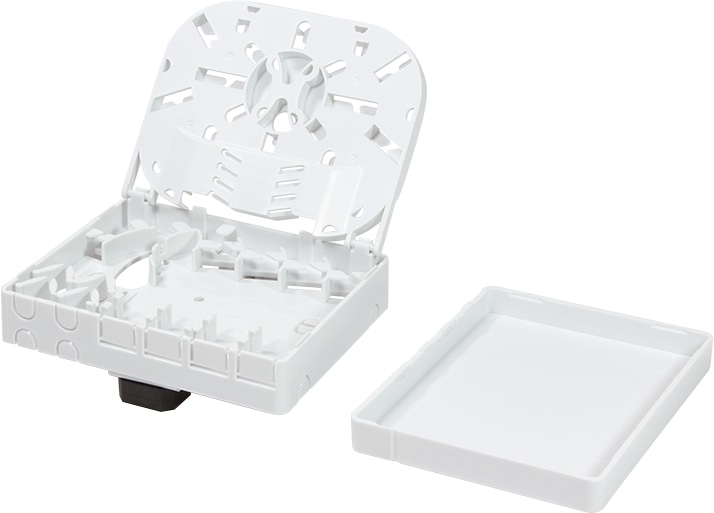 LOGILINK FTTH-Anschlussdose FB1002, Aufputz, inklusive Hutschienenhalterung