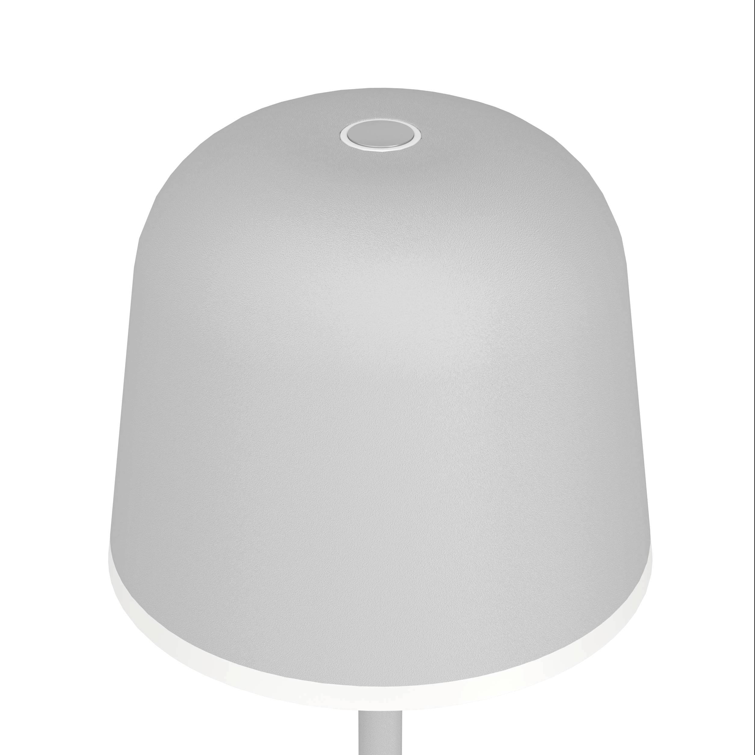 EGLO LED-Akku-Tischleuchte 900458 grau, 2,2 W, 200 lm, 3000 K, IP54 EGLO LED-Tischleuchte 900458 grau, 2,2 W, 200 lm, 3000 K, IP54
