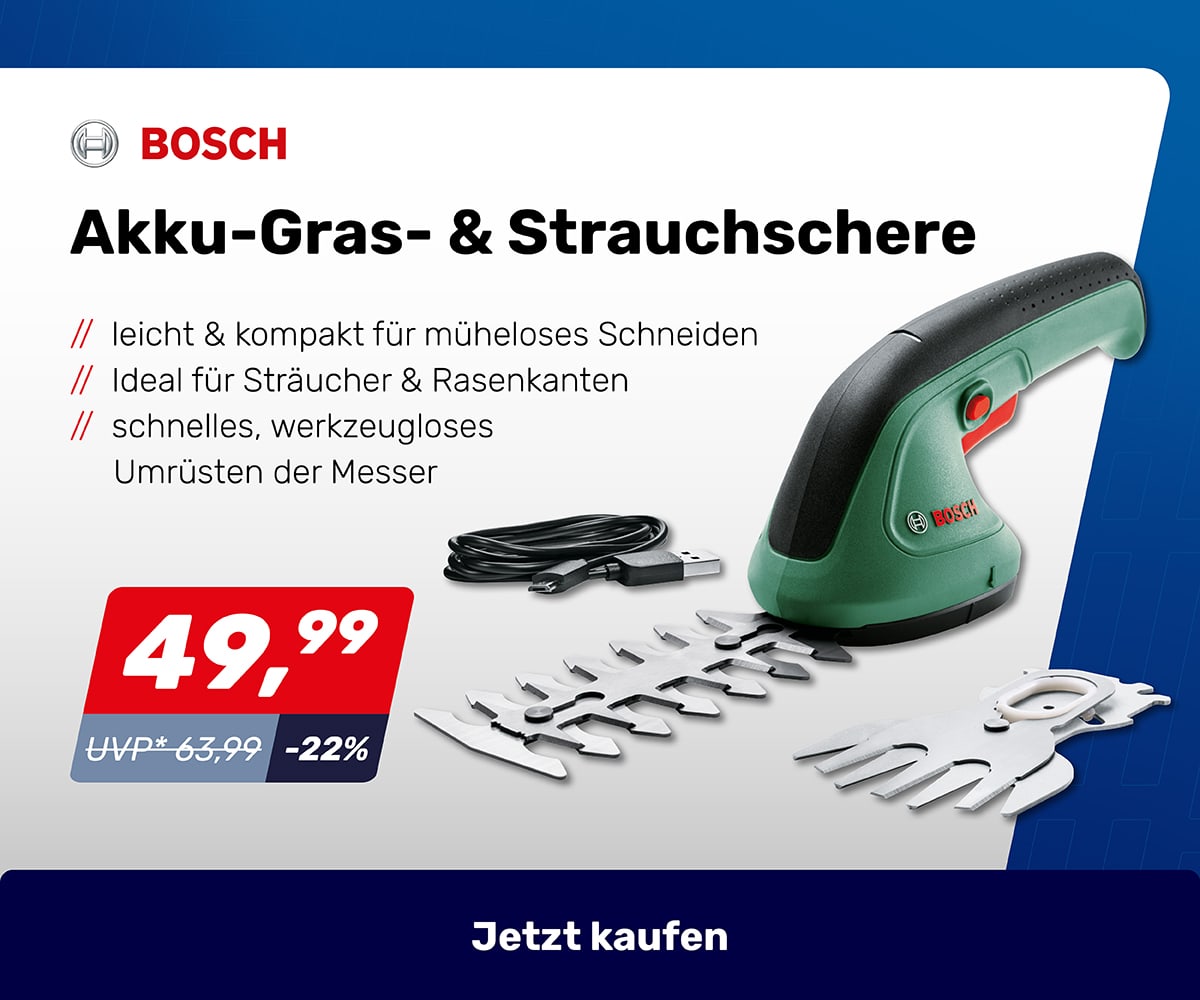 Akku-Gras- & Strauchschere Akku-Gras- & Strauchschere
