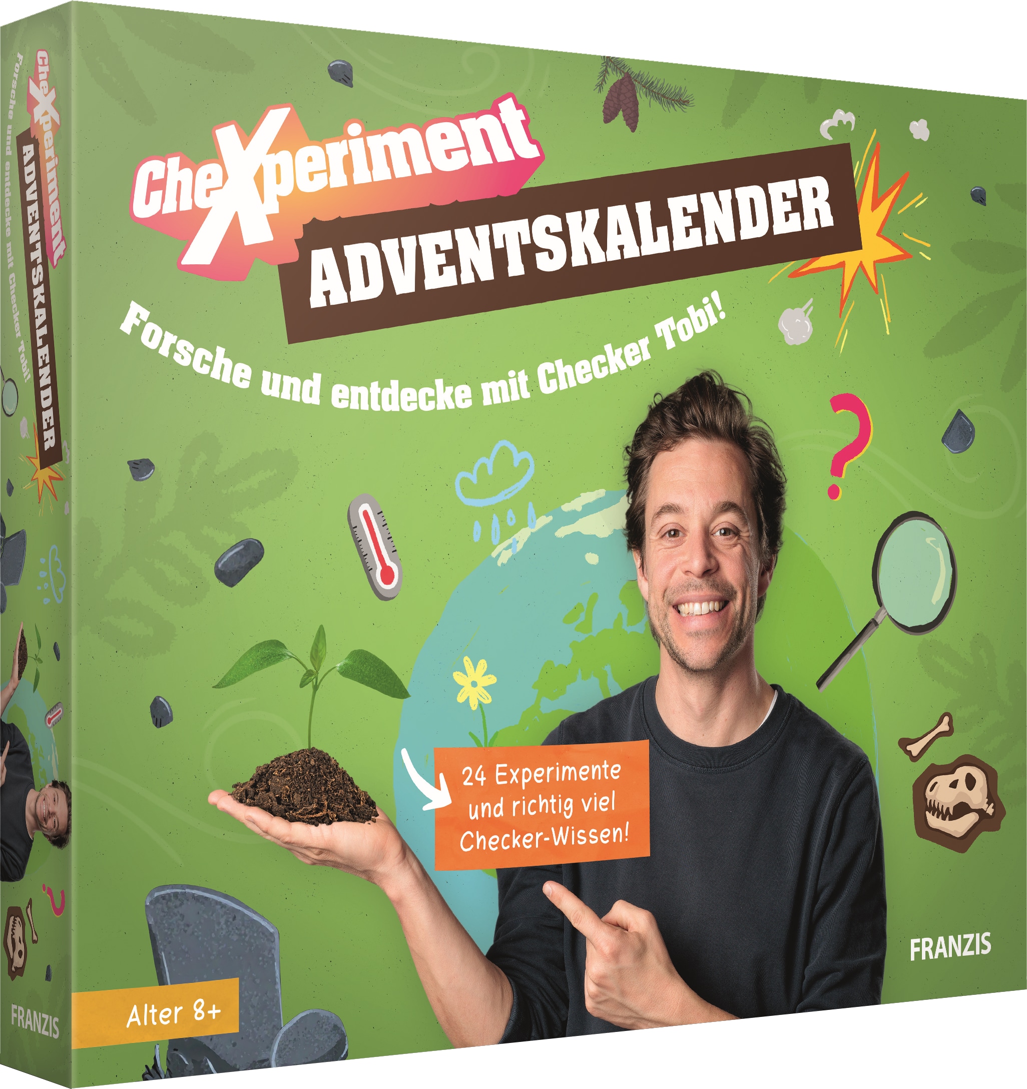 FRANZIS CheXperiment Adventskalender: Forsche und entdecke mit Checker Tobi!