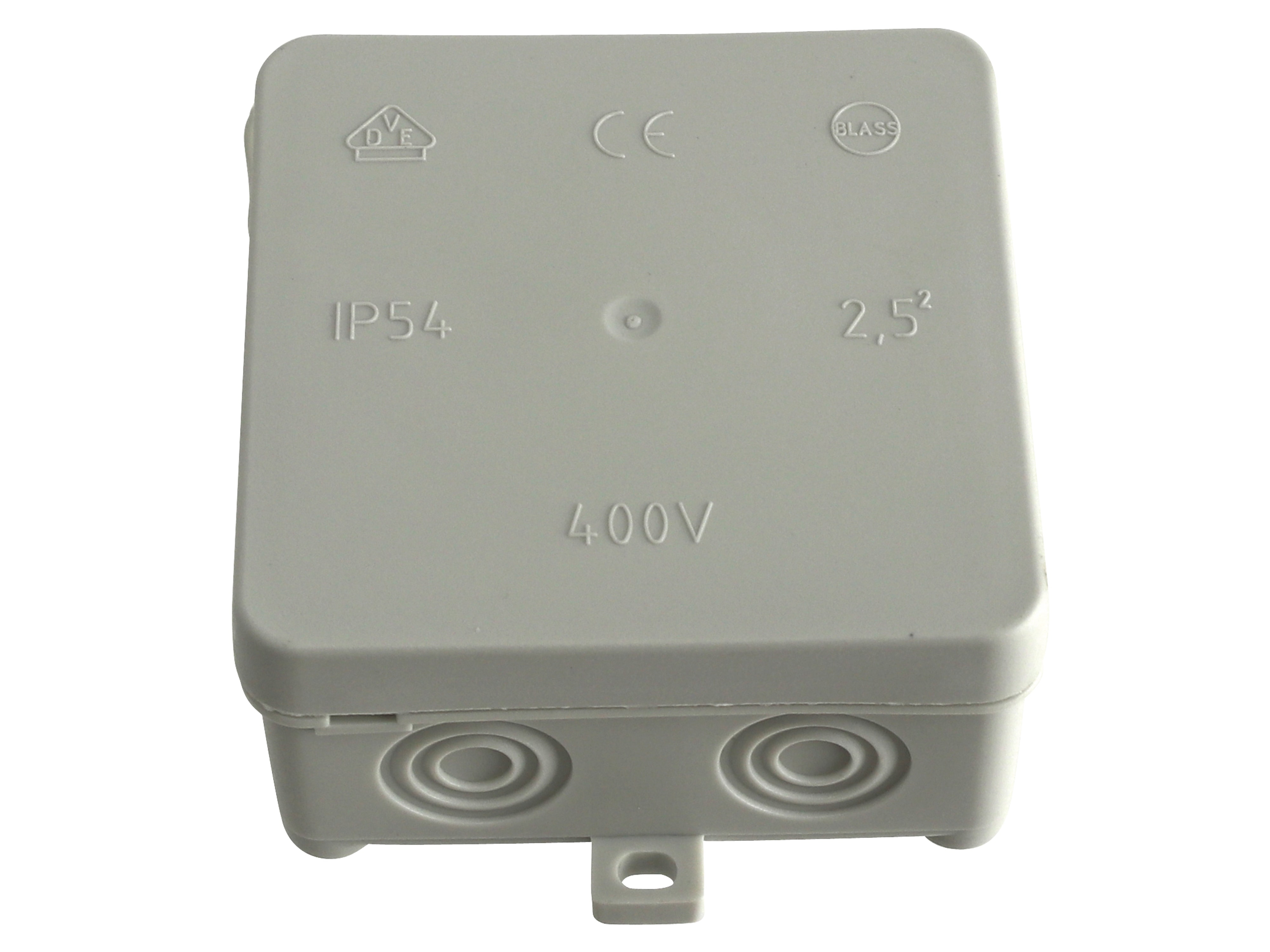 Abzweigdose, AP, IP54, 75x75x40mm, grau