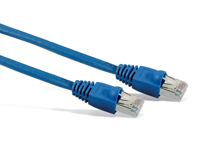 S-IMPULS CAT.6 Patchkabel, 20 m, blau, S-FTP, PIMF