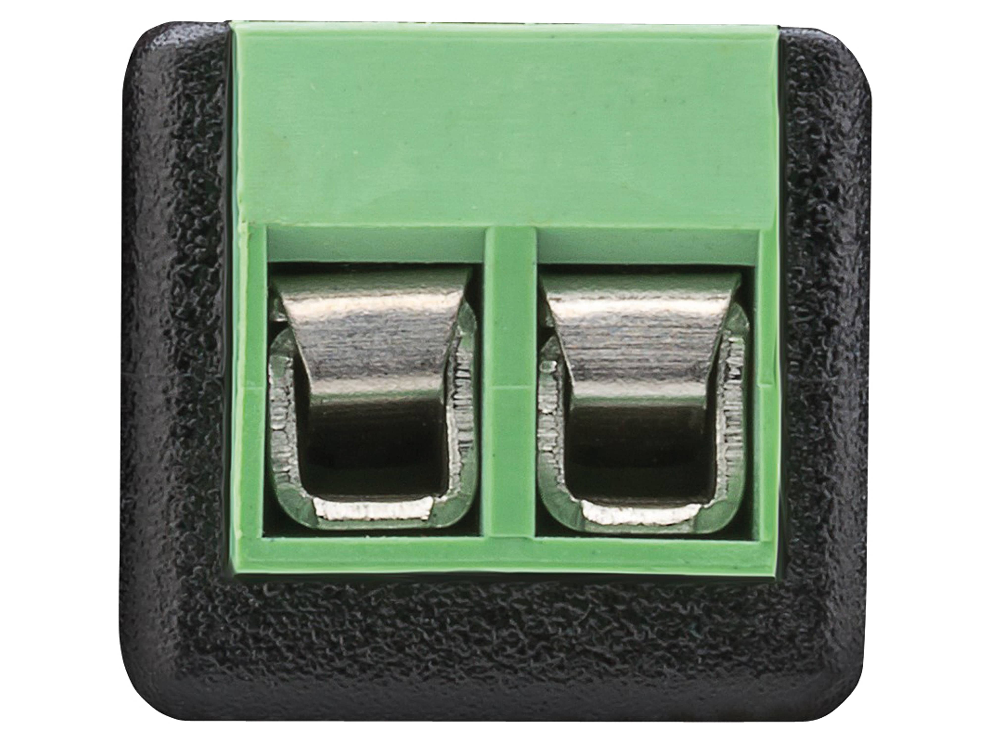 GOOBAY Terminal Block 76743, 2-pin auf DC-Buchse (5.50x2.10 mm) GOOBAY Terminal Block 76743, 2-pin auf DC-Buchse (5.50x2.10 mm)