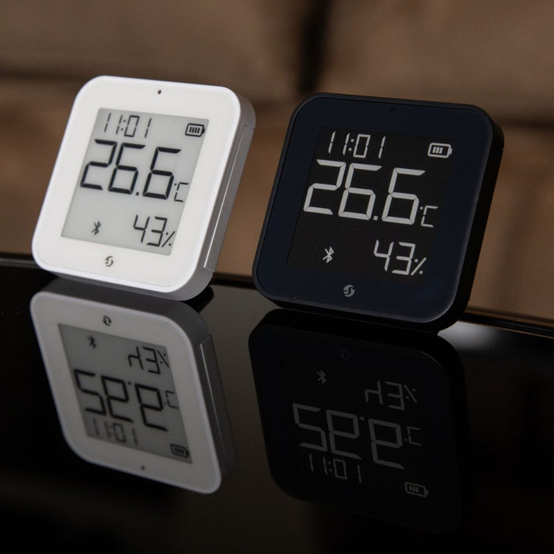 SHELLY Bluetooth Temperatur- & Feuchtigkeitssensor, Blu ZB H&T, schwarz