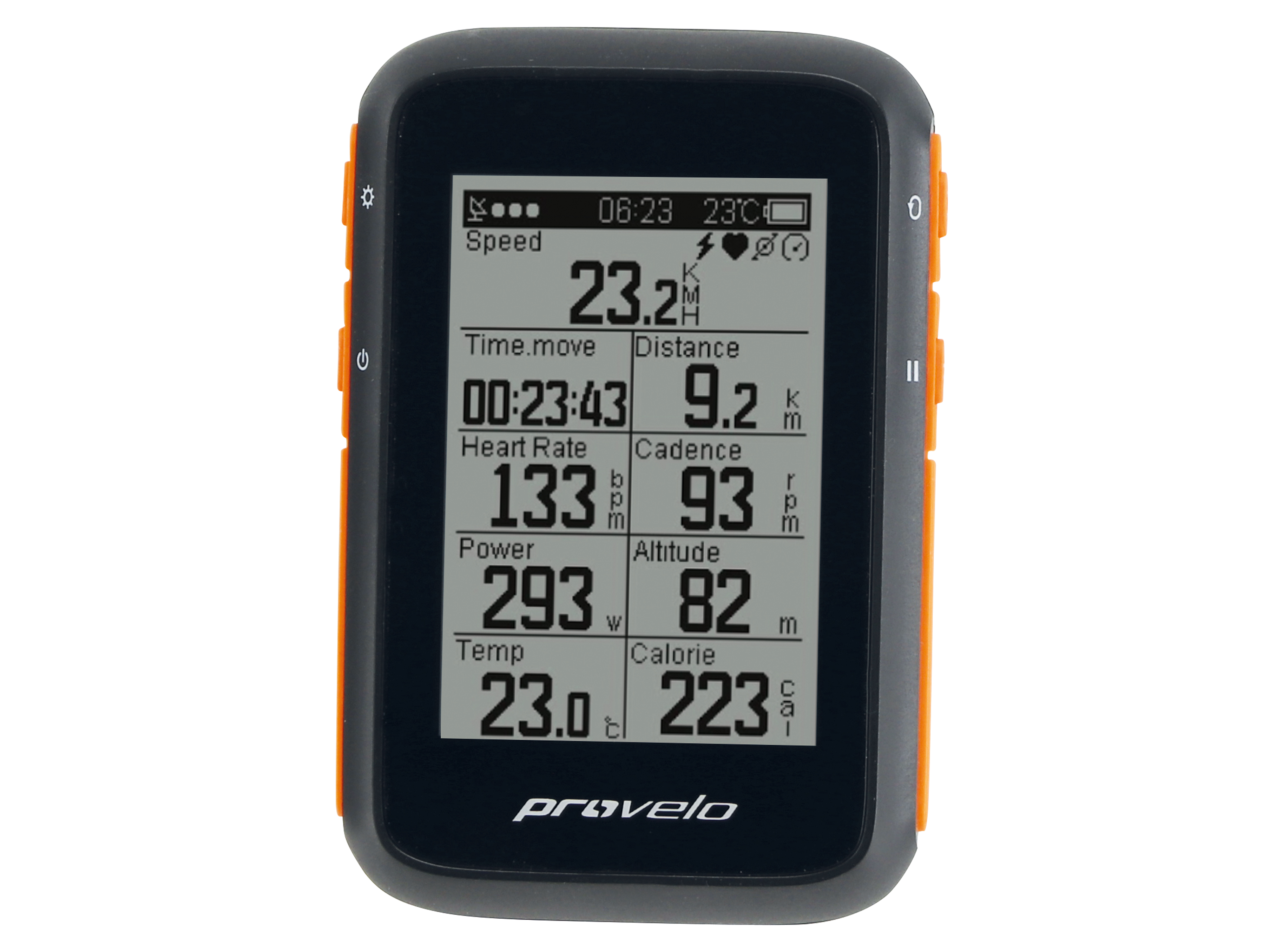 Fahrradcomputer PROVELO, GPS, Bluetooth