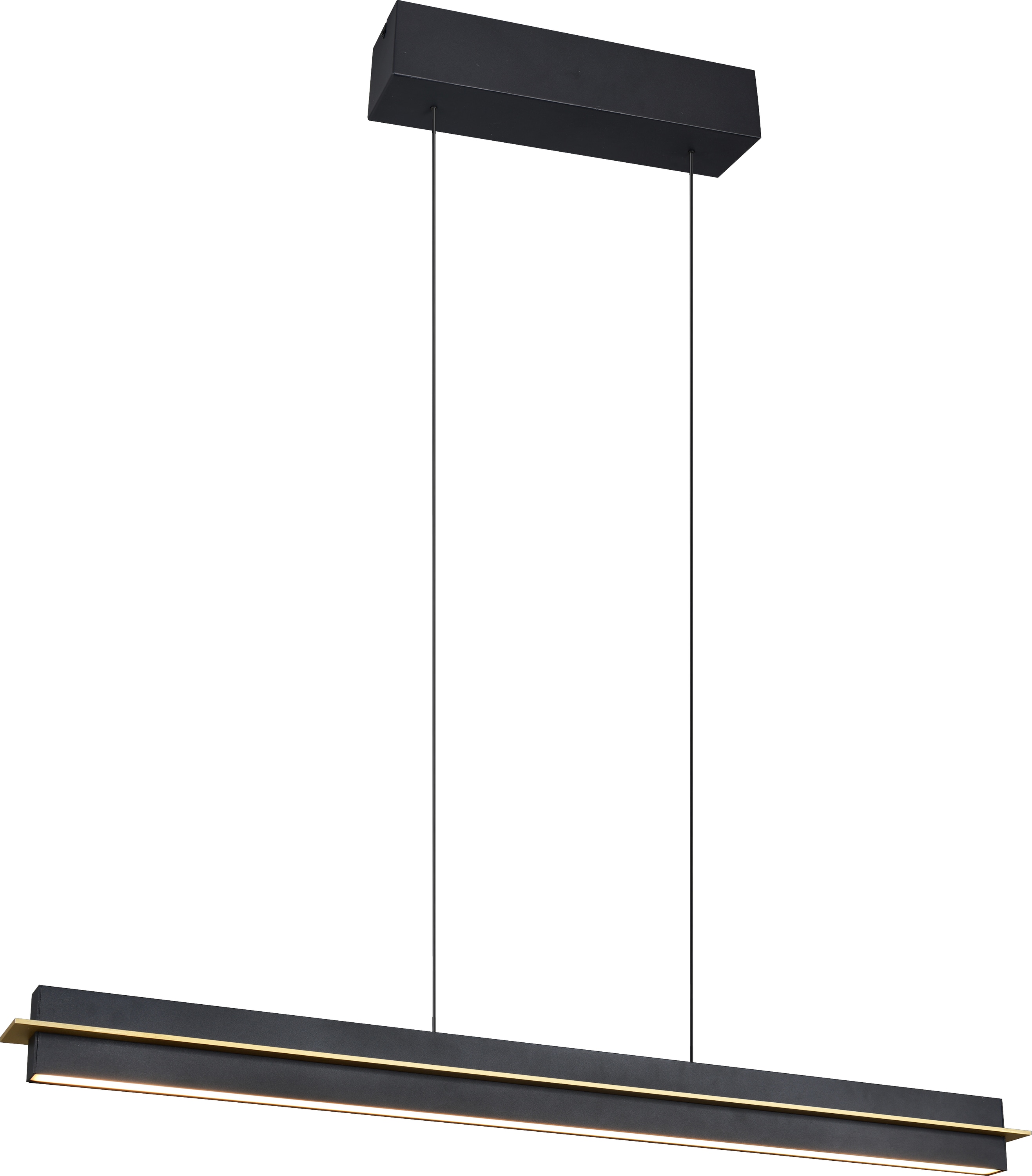 TRIO LED-Pendelleuchte EMERSON 346710180, 22 W, 2500 lm, schwarz TRIO LED-Pendelleuchte EMERSON 346710180, 22 W, 2500 lm, schwarz