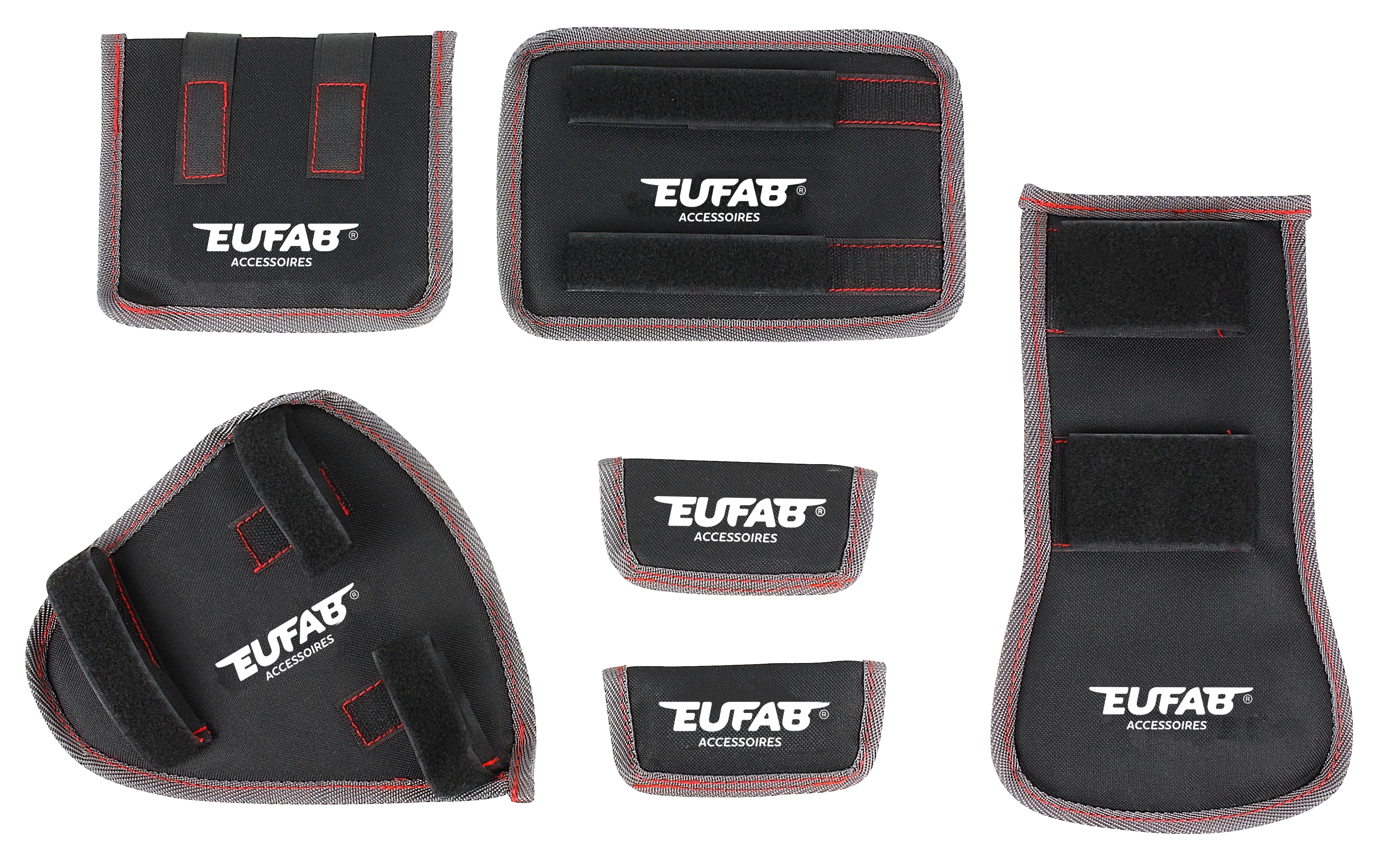 EUFAB Fahrrad-Transportschutz, 11242, 6-teilig