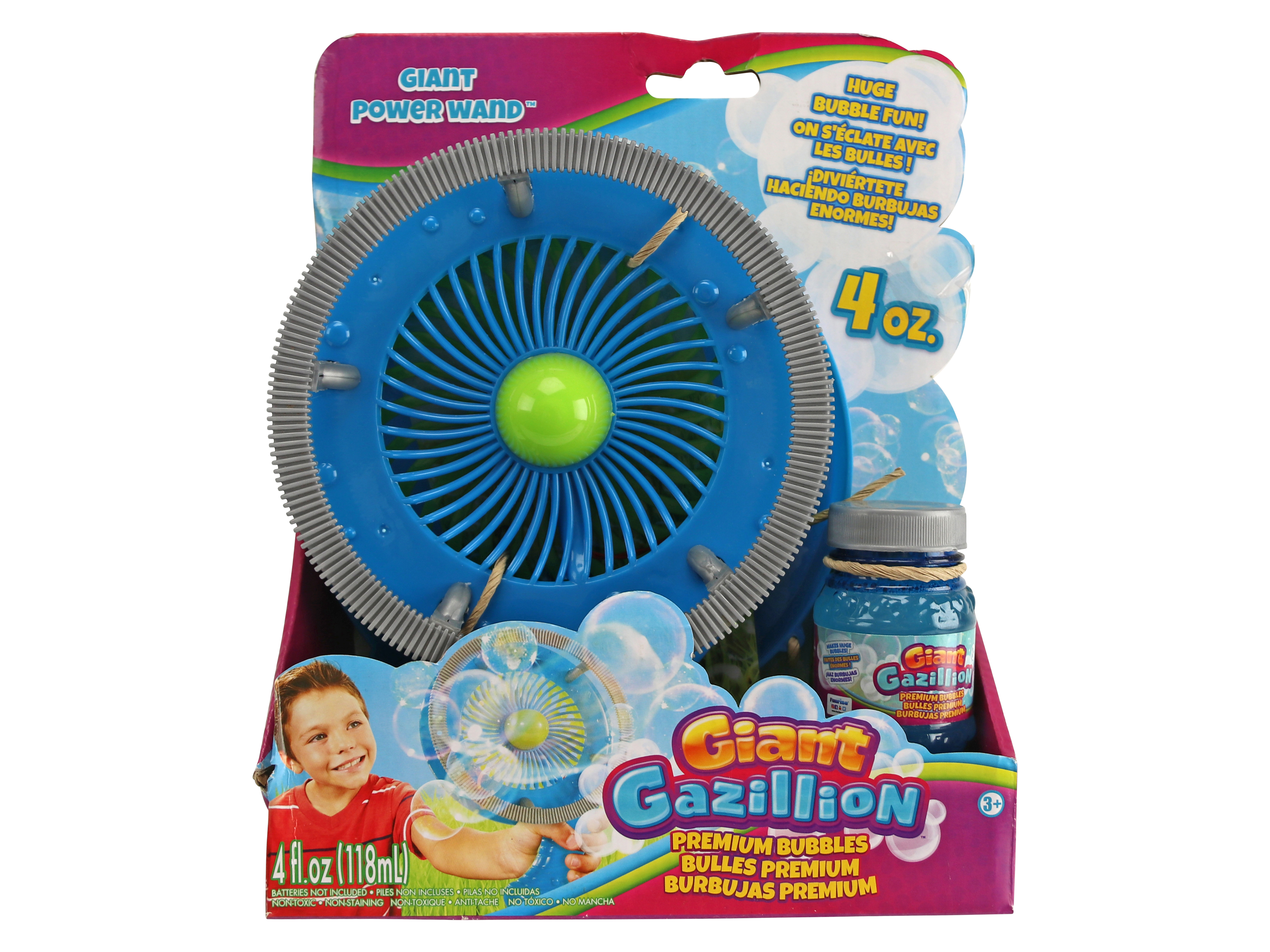 Seifenblasen-Stab, 118 ml, inkl. Seifenblasenflüssigkeit, blau-grün Seifenblasen-Stab, 118 ml, inkl. Seifenblasenflüssigkeit, blau-grün