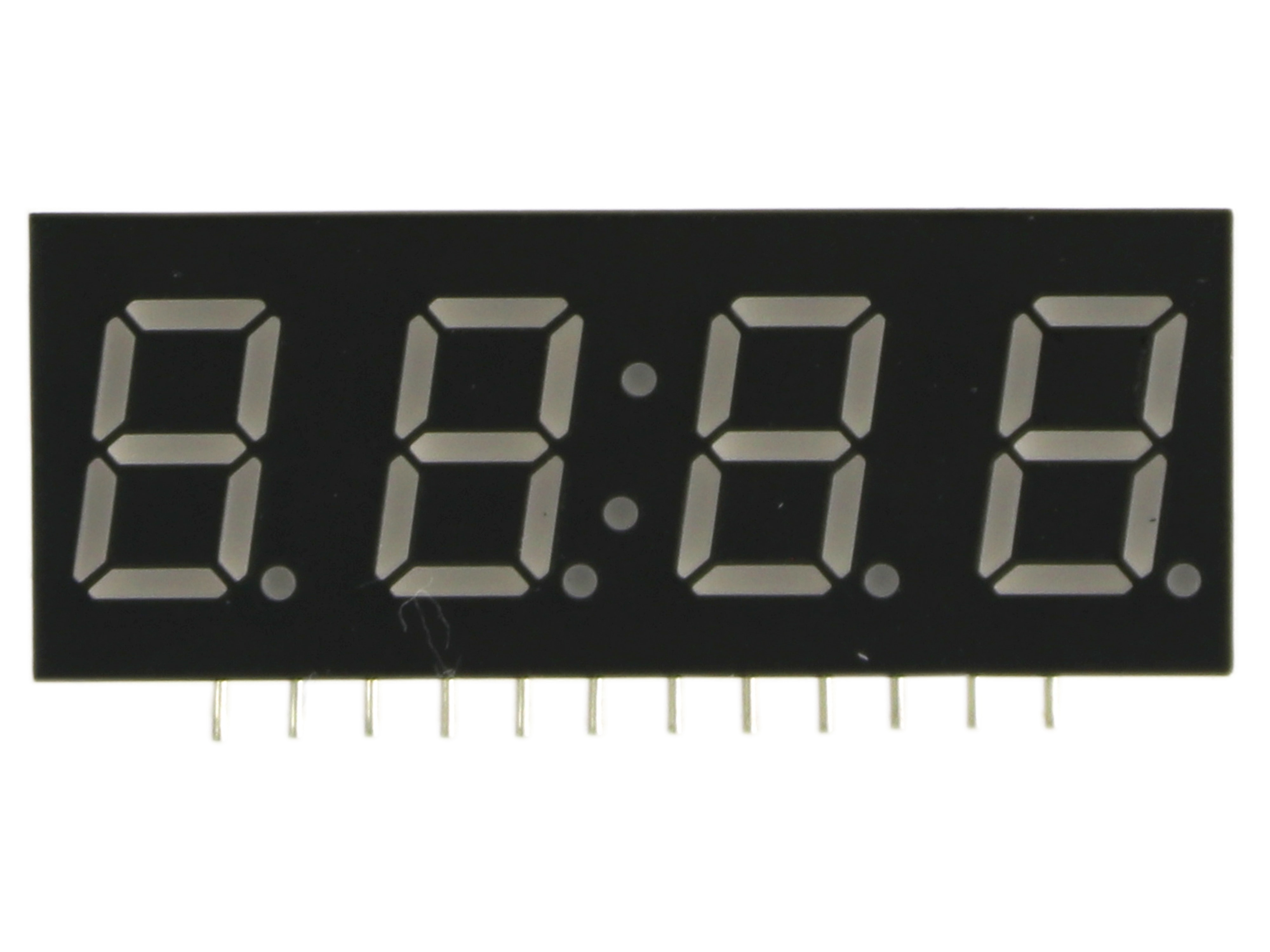 LED-Anzeige XIAMEN HUALIAN 4HSG21010B26-1W, 10mm, grün, 4 digit