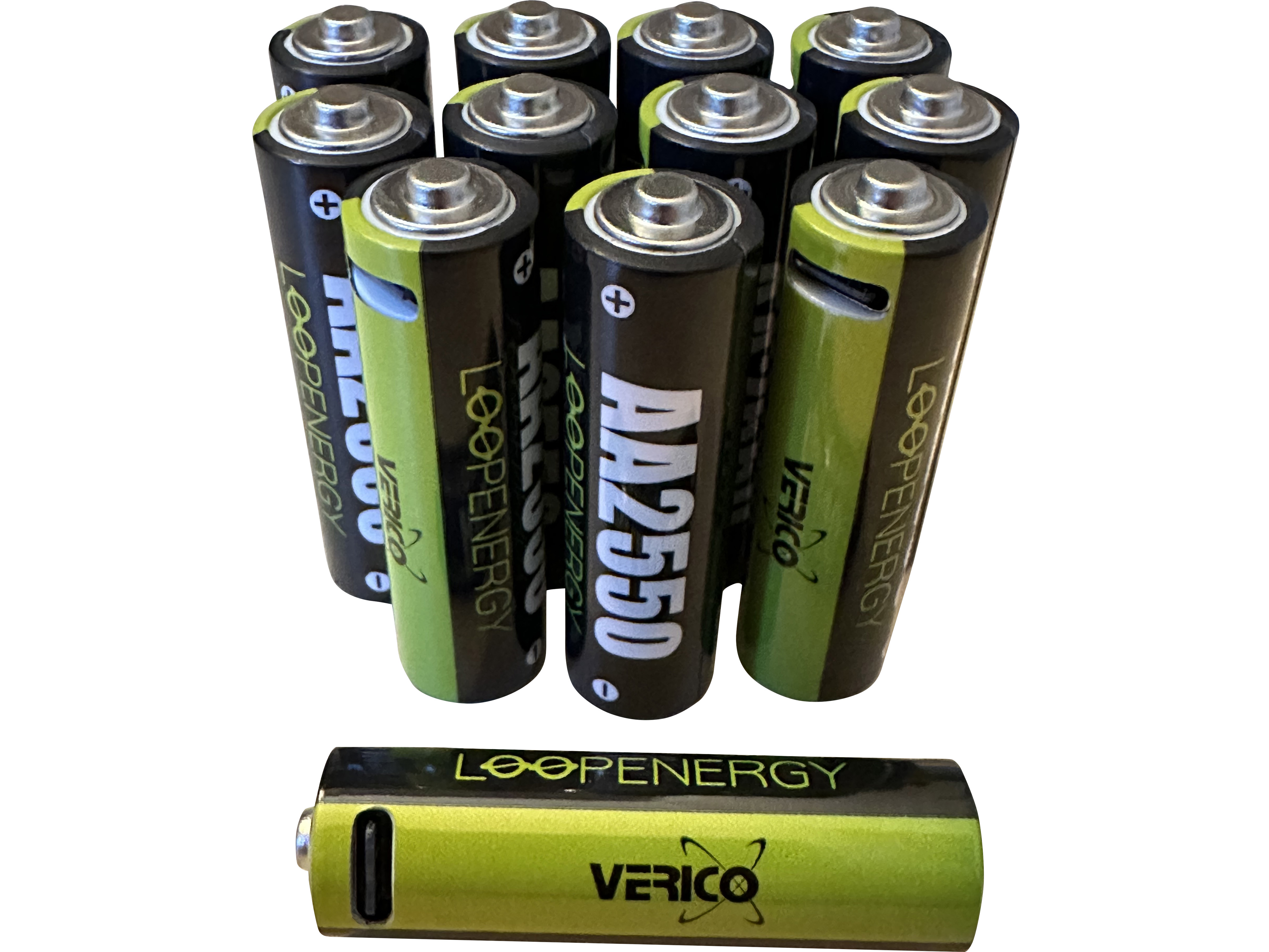 VERICO Li-Ion-Akku Loop Energy AA, mit USB-C Buchse, 12er Pack VERICO Li-Ion-Akku Loop Energy AA, mit USB-C Buchse, 12er Pack