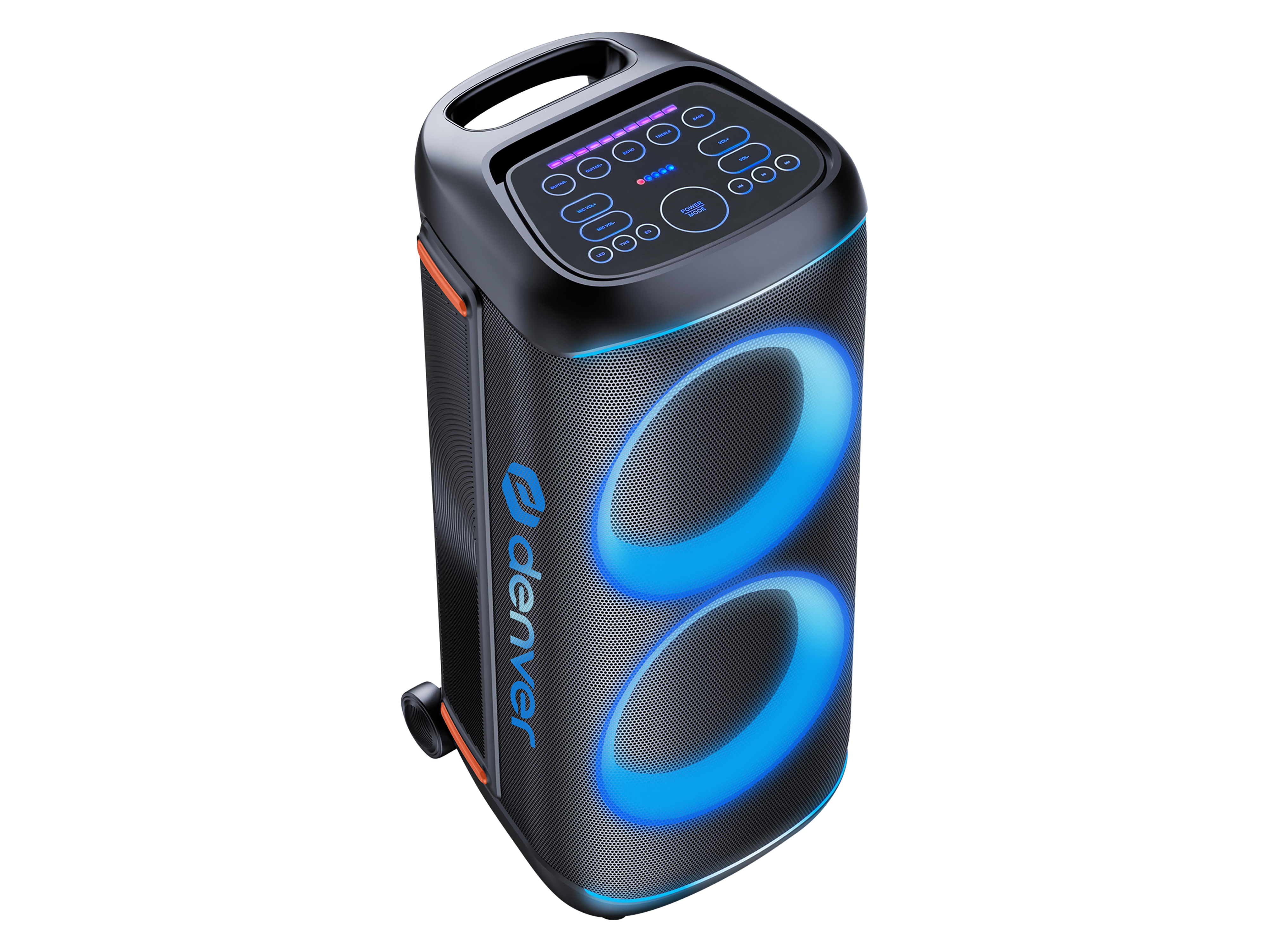 Bluetooth Lautsprecher DENVER BPS-470, 200 W, mit Licht-Animation