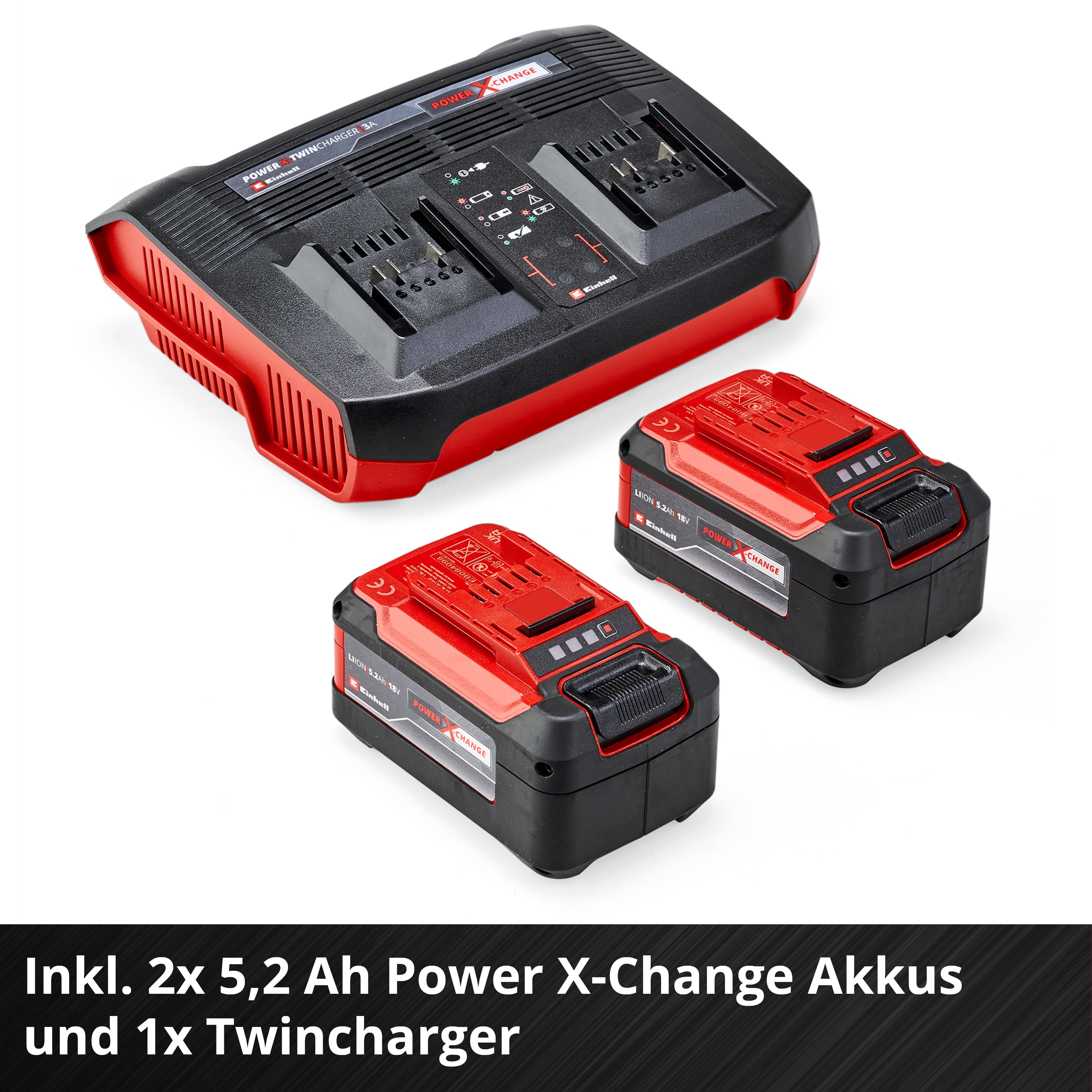 EINHELL PROFESSIONAL Akku-Rasenmäher RASARRO 36/42, 2x5,2 Ah Akkus + Twin-Ladegerät EINHELL PROFESSIONAL Akku-Rasenmäher RASARRO 36/42, 2x5,2 Ah Akkus + Twin-Ladegerät