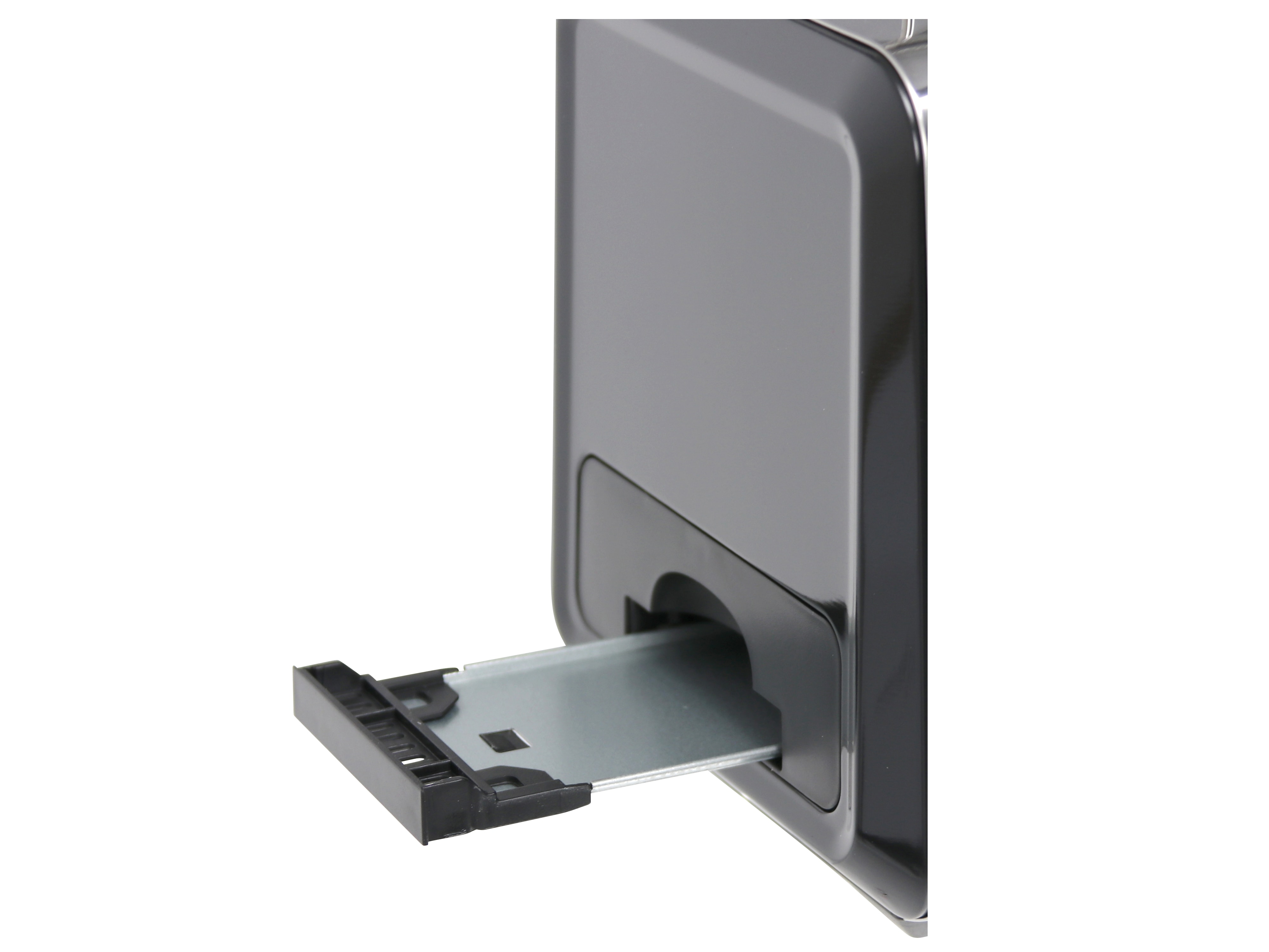 Doppellangschlitz, Toaster, TR-Tdls-e-02, Retro, silber/schwarz