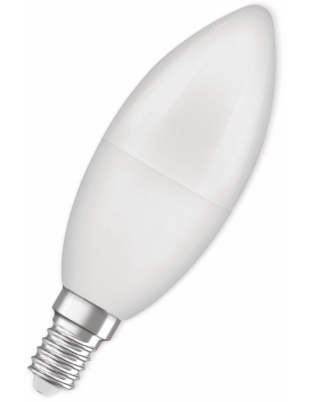 OSRAM LED-Lampe, E14, 7 W, 806 lm, 2700 K, B39 Matt, Ø 39 mm OSRAM LED-Lampe, E14, 7 W, 806 lm, 2700 K