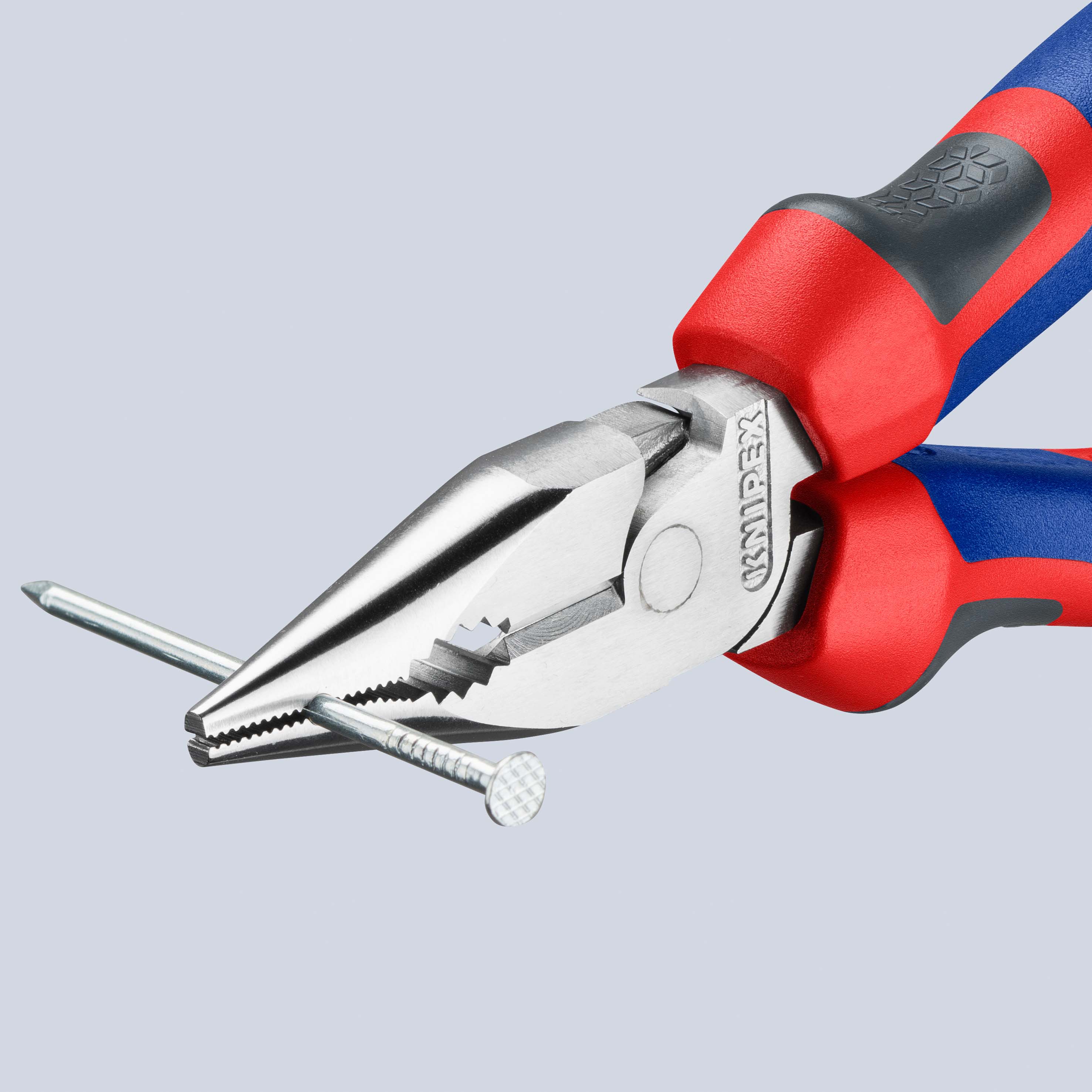 KNIPEX Spitz-Kombizange, 08 25 145, 145 mm, Stahl, Kunststoffgriff