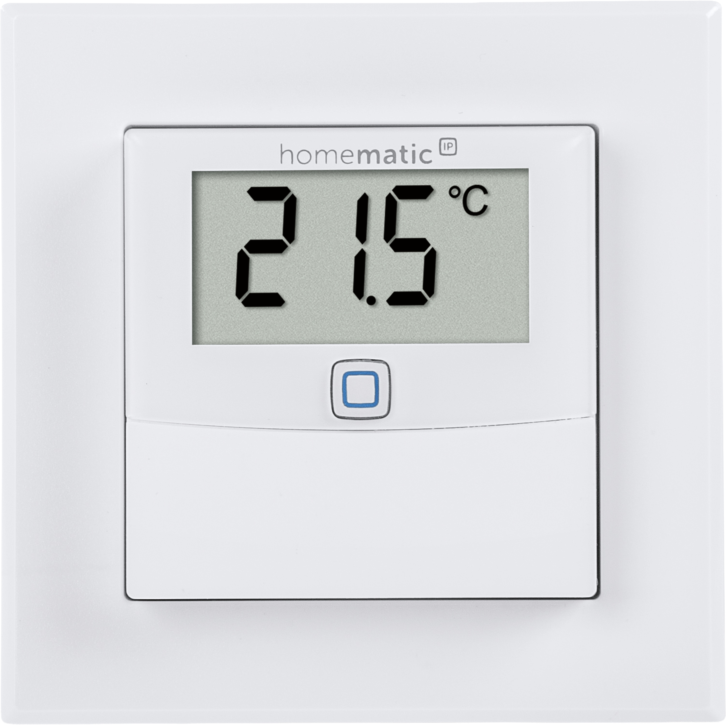HOMEMATIC IP Smart Home 150180A0, Temp. und Luftfeucht. Sensor mit Display