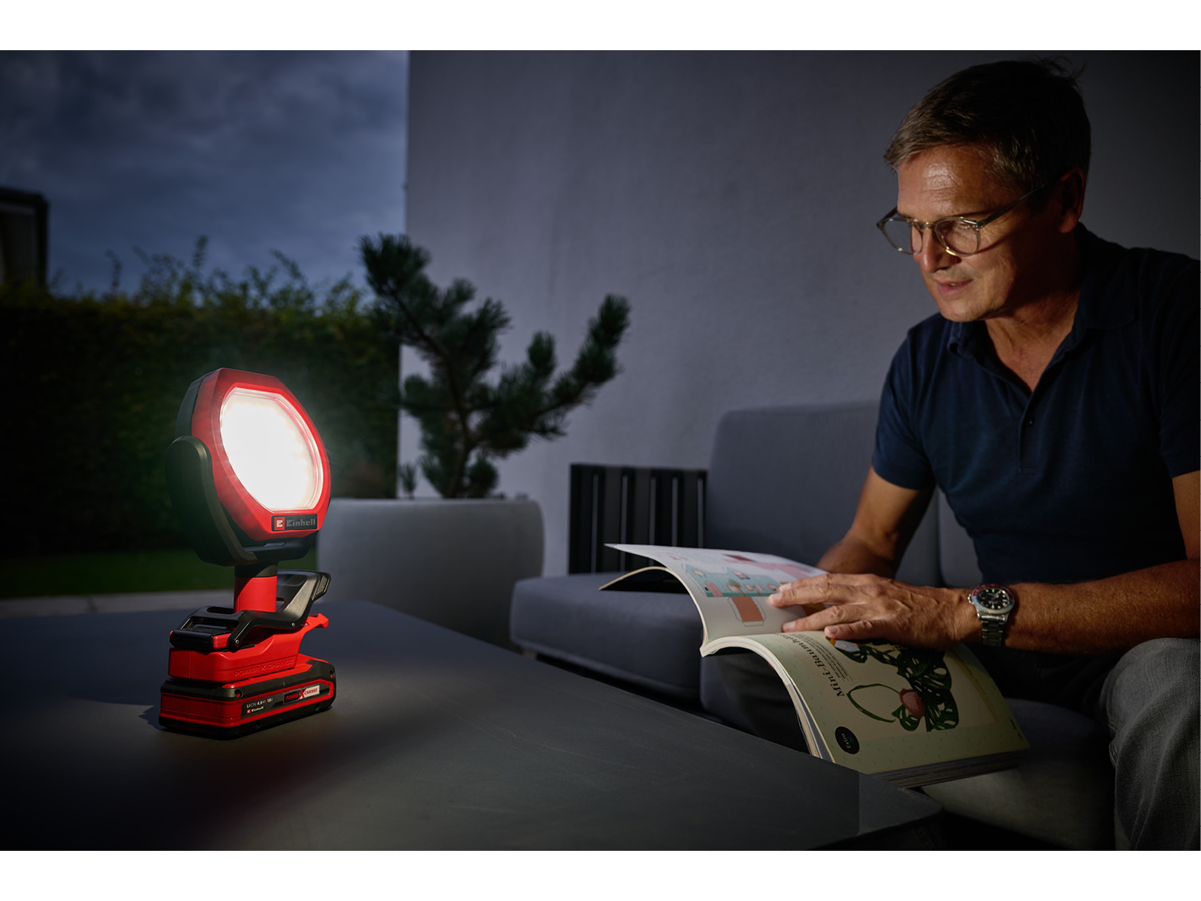 EINHELL Akku-Outdoor-Lampe GC-OL 18/1500 Li, 2320120, Solo