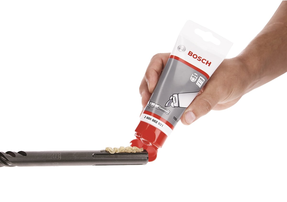 BOSCH Bohrfett 2608002021, für Bohrer‑ und Meißelschaftenden, 100 ml BOSCH Bohrfett 2608002021, für Bohrer‑ und Meißelschaftenden, 100 ml