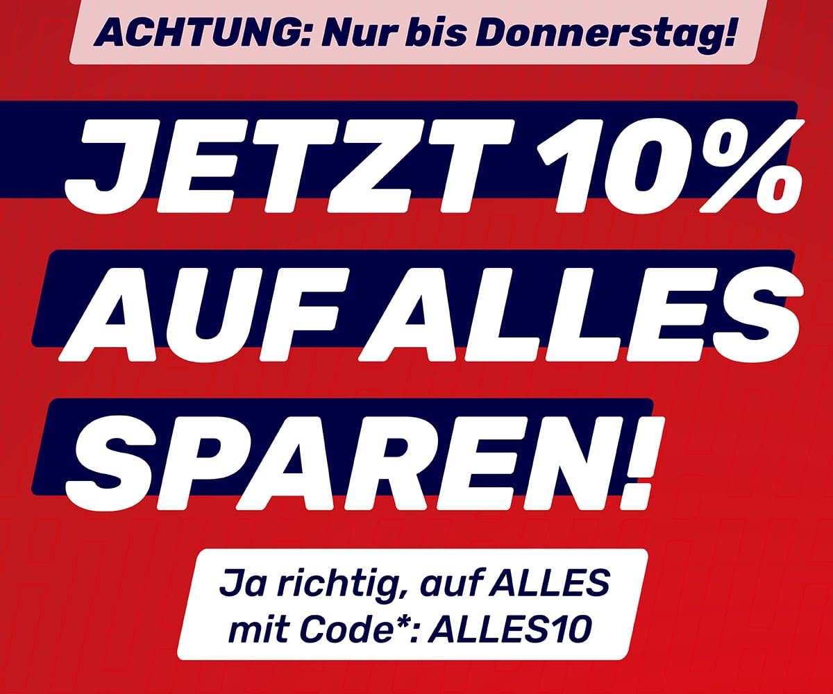 10% auf alles!