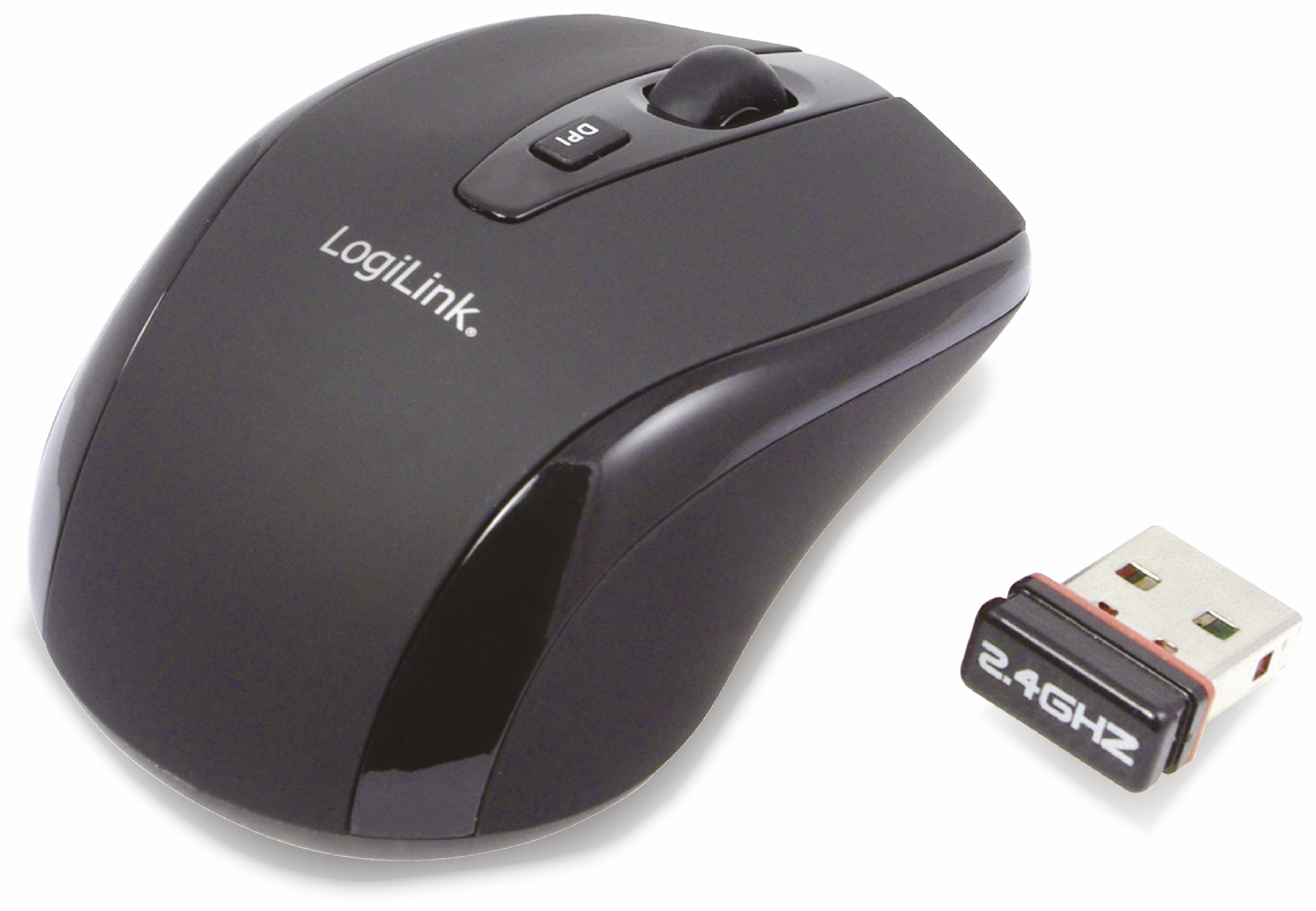 LOGILINK Optische Funkmaus 3 Tasten 1600dpi 2,4Ghz Kabellos ID0031