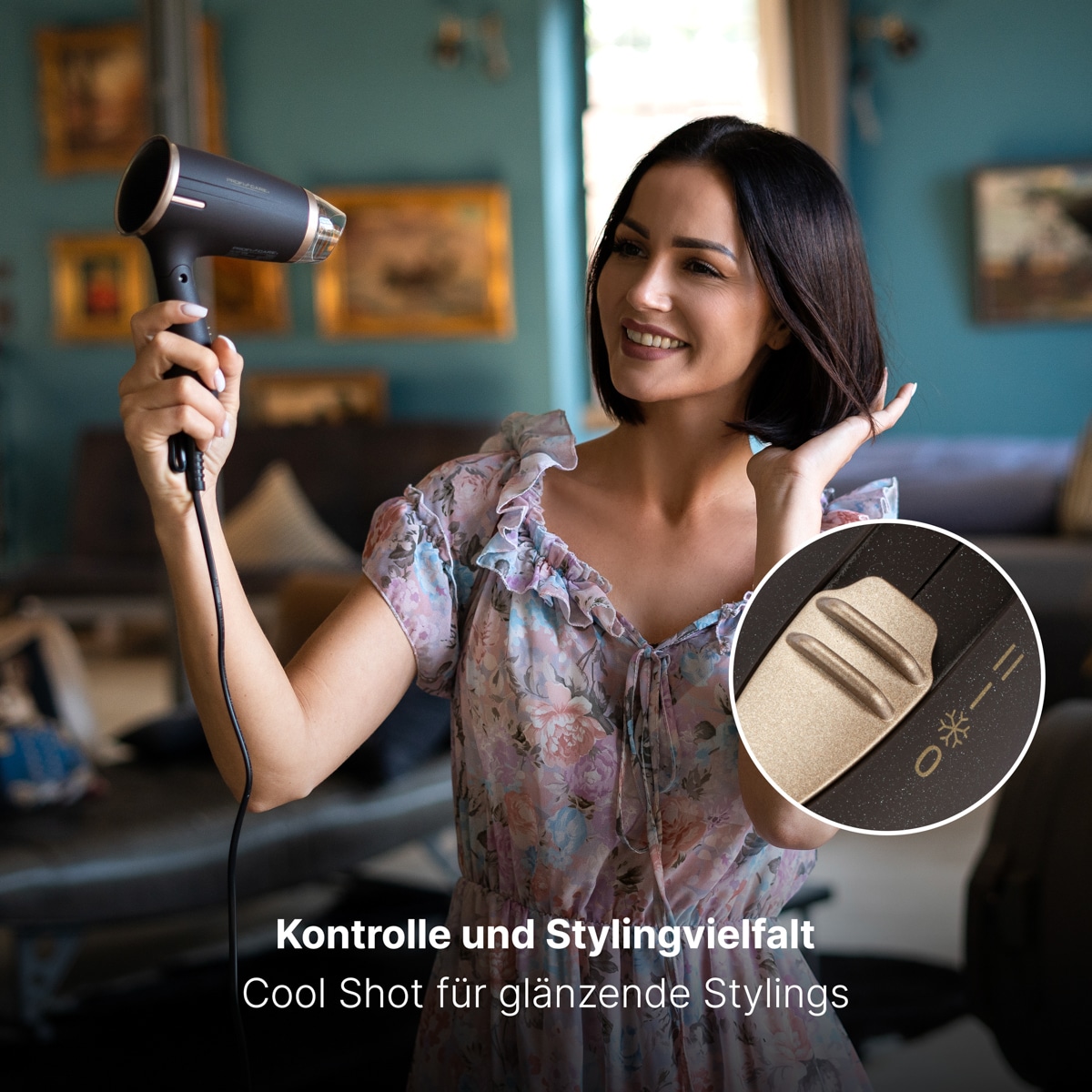 PROFICARE Haartrockner PC-HT 3009, Klappgriff, kompakt, 1400W, braun-bronze