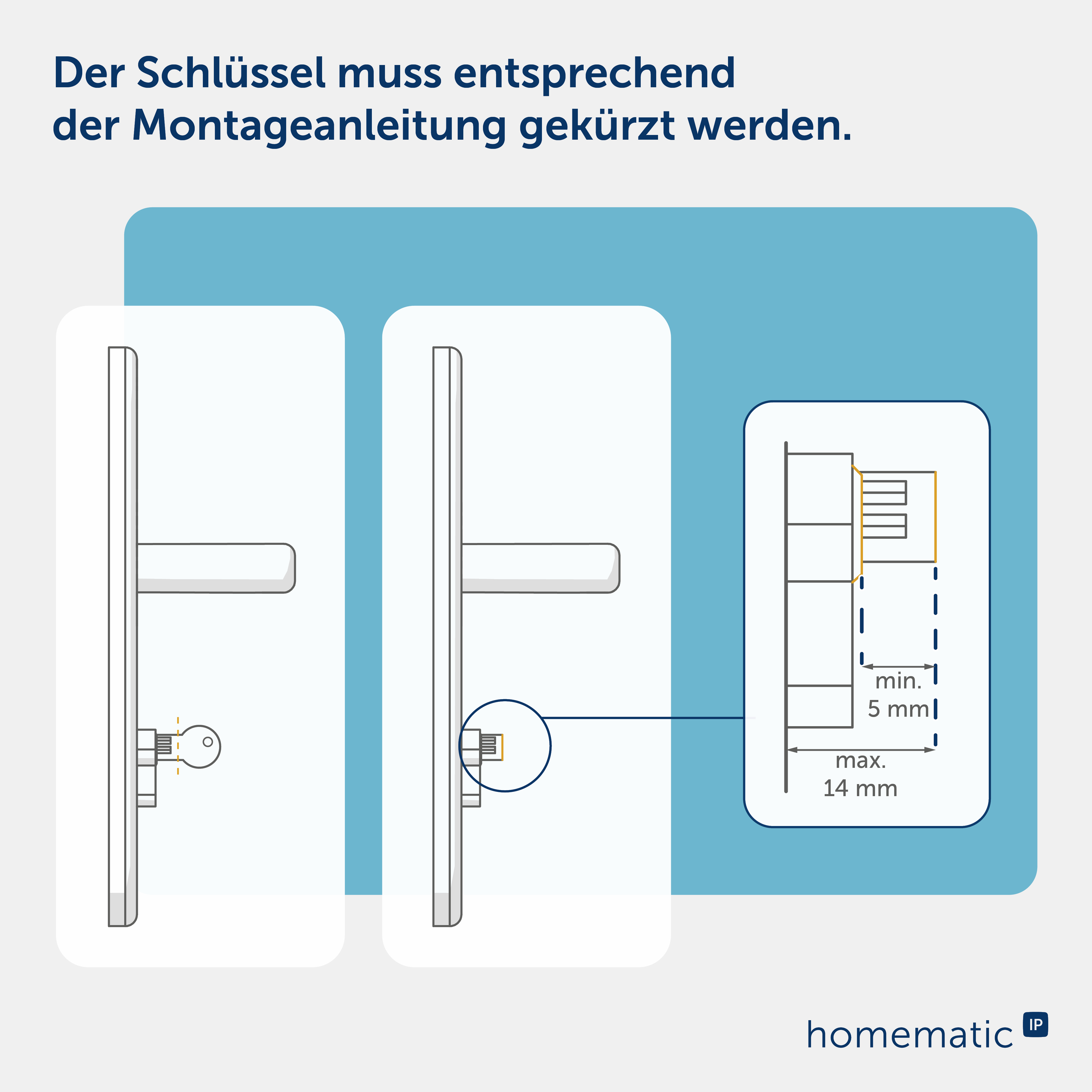 HOMEMATIC IP 161671A0, Türschlossantrieb pro, weiß