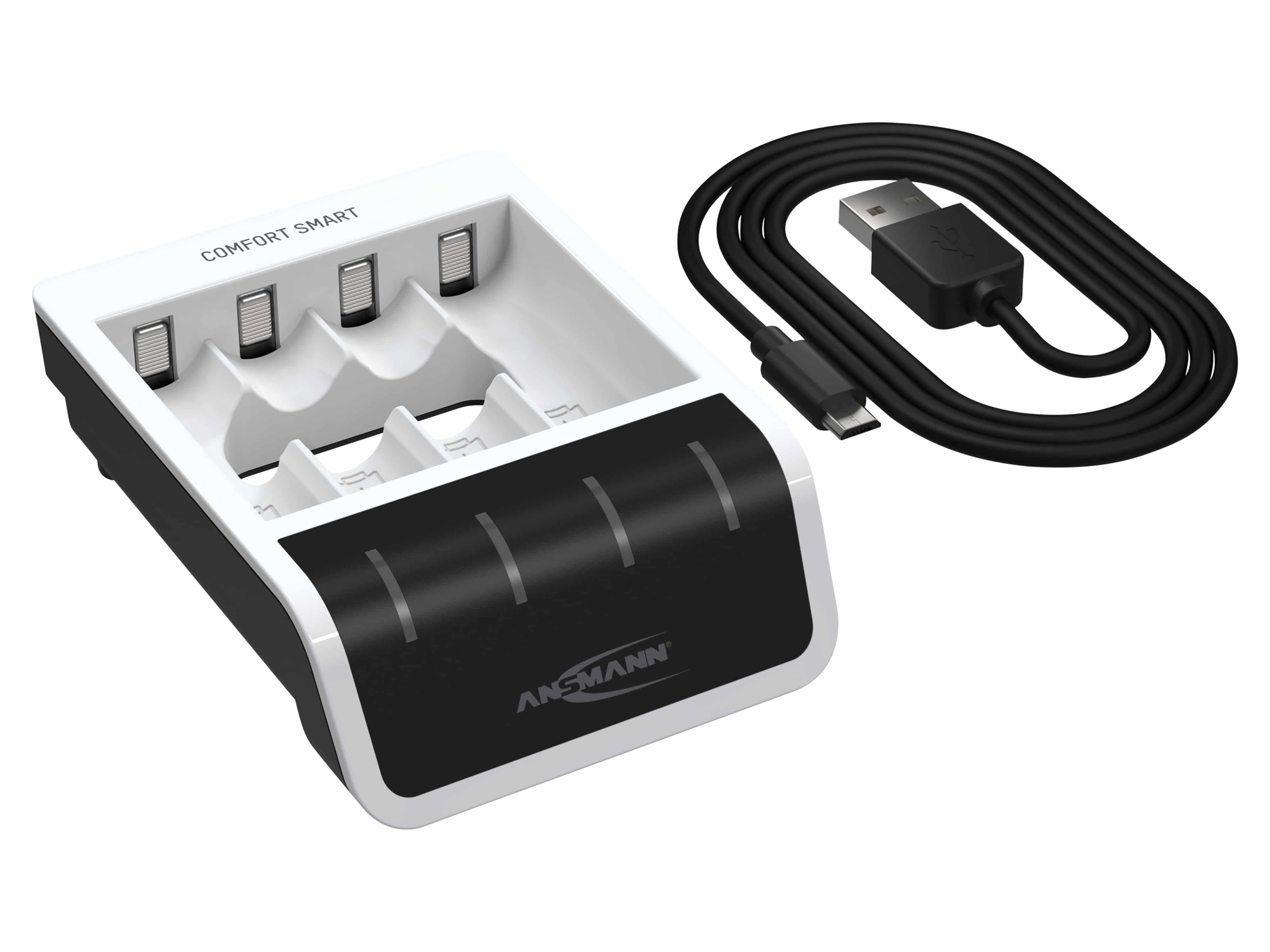 ANSMANN Ladegerät Comfort Smart, mit USB-Eingang