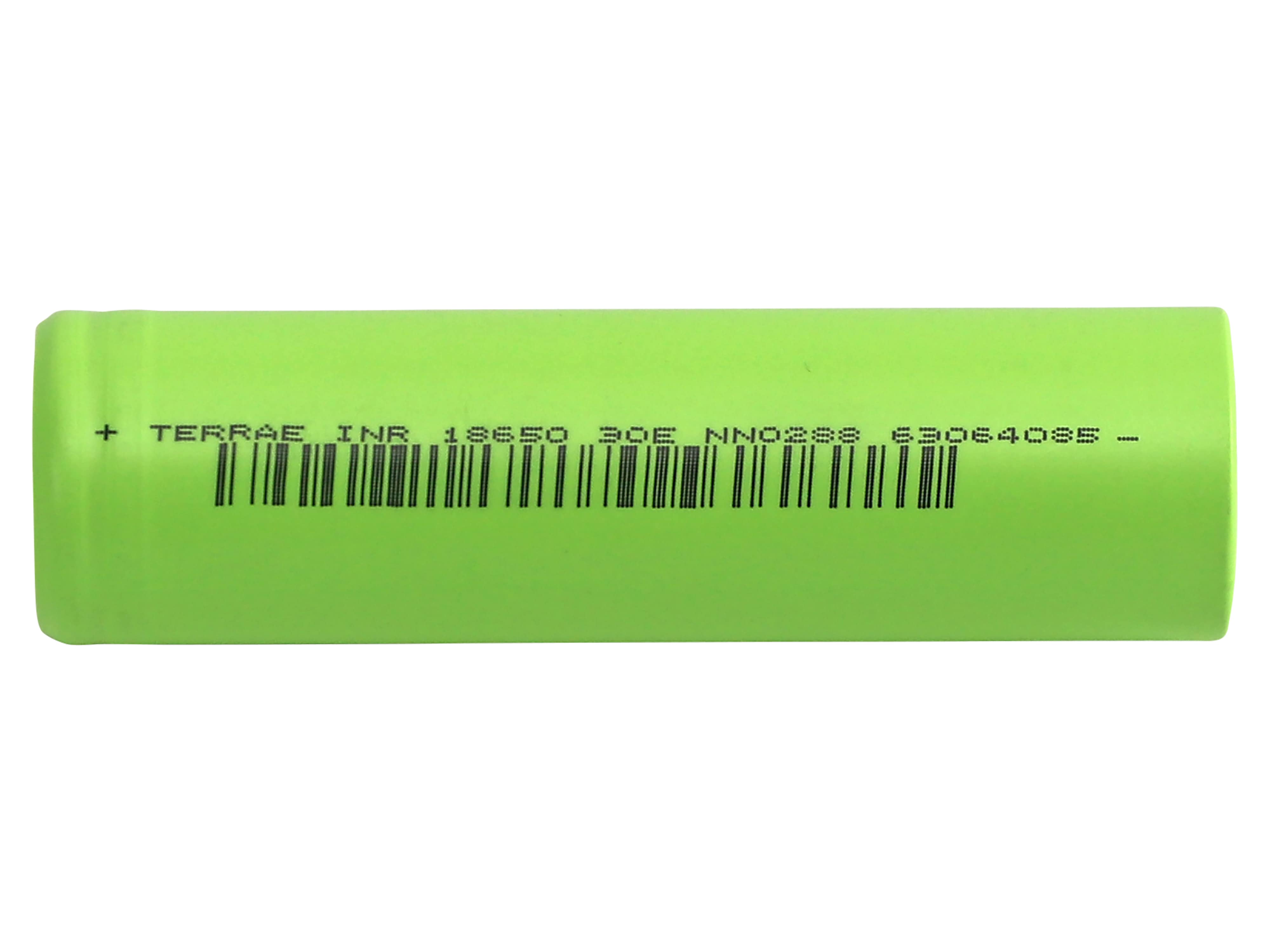 TERRAE Li-Ion-Akku INR18650-30E, 3,65V/3000mAh