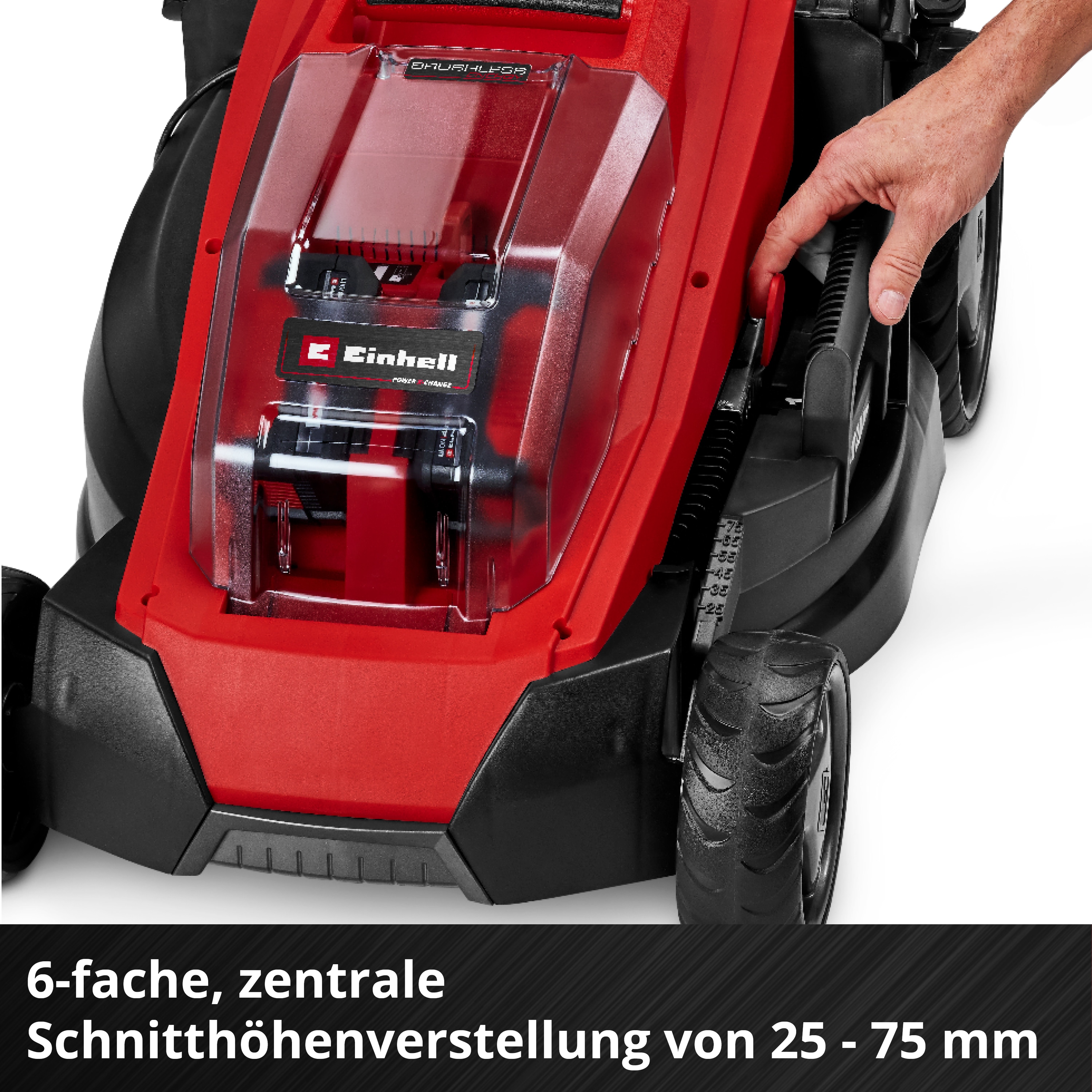 EINHELL Akku-Rasenmäher GE-CM 36/43, Li M, 2x4,0 Ah Akkus + Ladegeräte EINHELL Akku-Rasenmäher GE-CM 36/43, Li M, 2x4,0 Ah Akkus + Ladegeräte