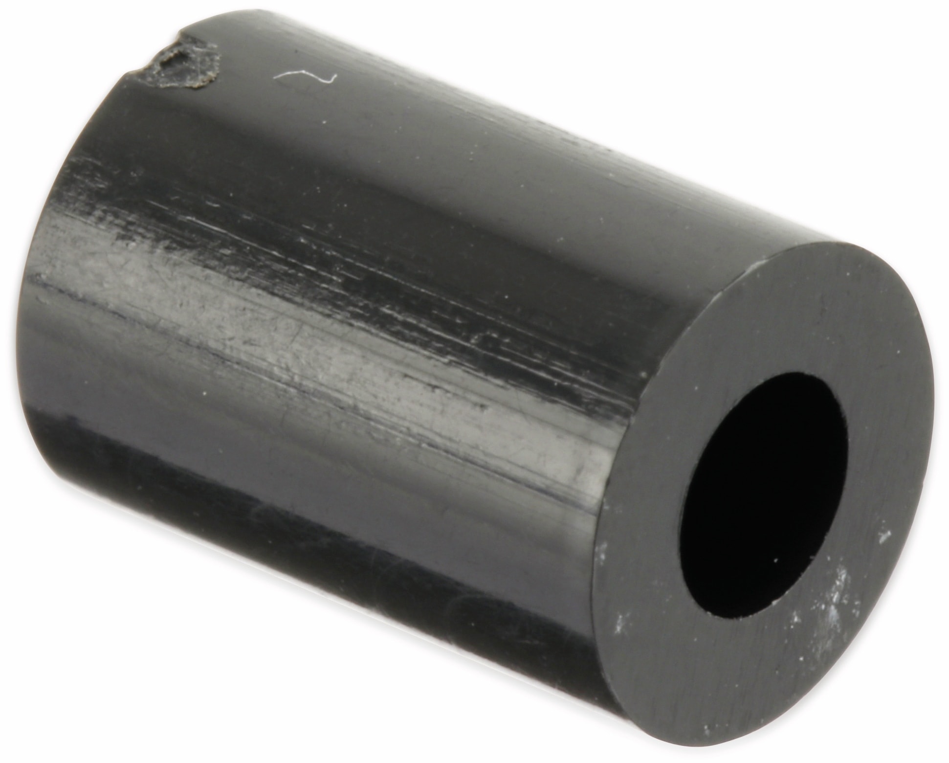 Distanzhülse, 10 x 7 x 3 mm, schwarz, 10 Stück