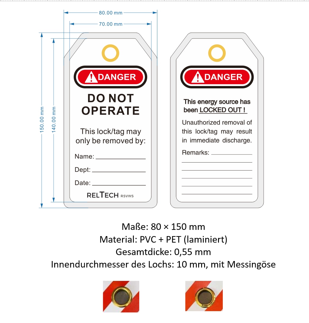 RELTECH Sicherheitswarnschild RSVWS