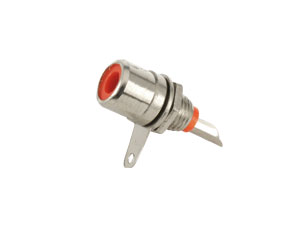 S-IMPULS Cinch-Einbaubuchse, rot, 6 mm