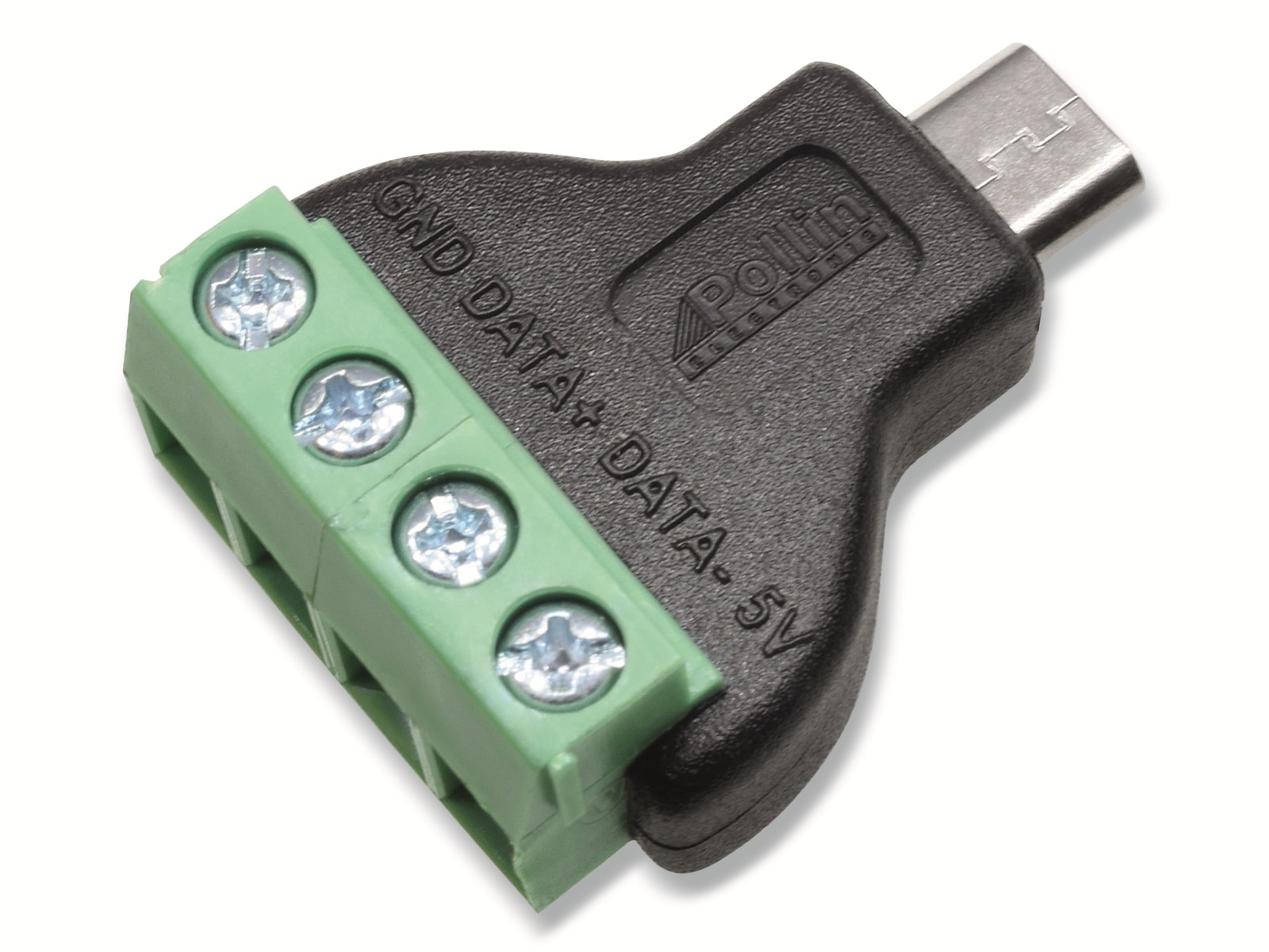 Steckverbinder, Micro-USB, Schraubanschl, Stecker Steckverbinder, Micro-USB, Schraubanschl, Stecker