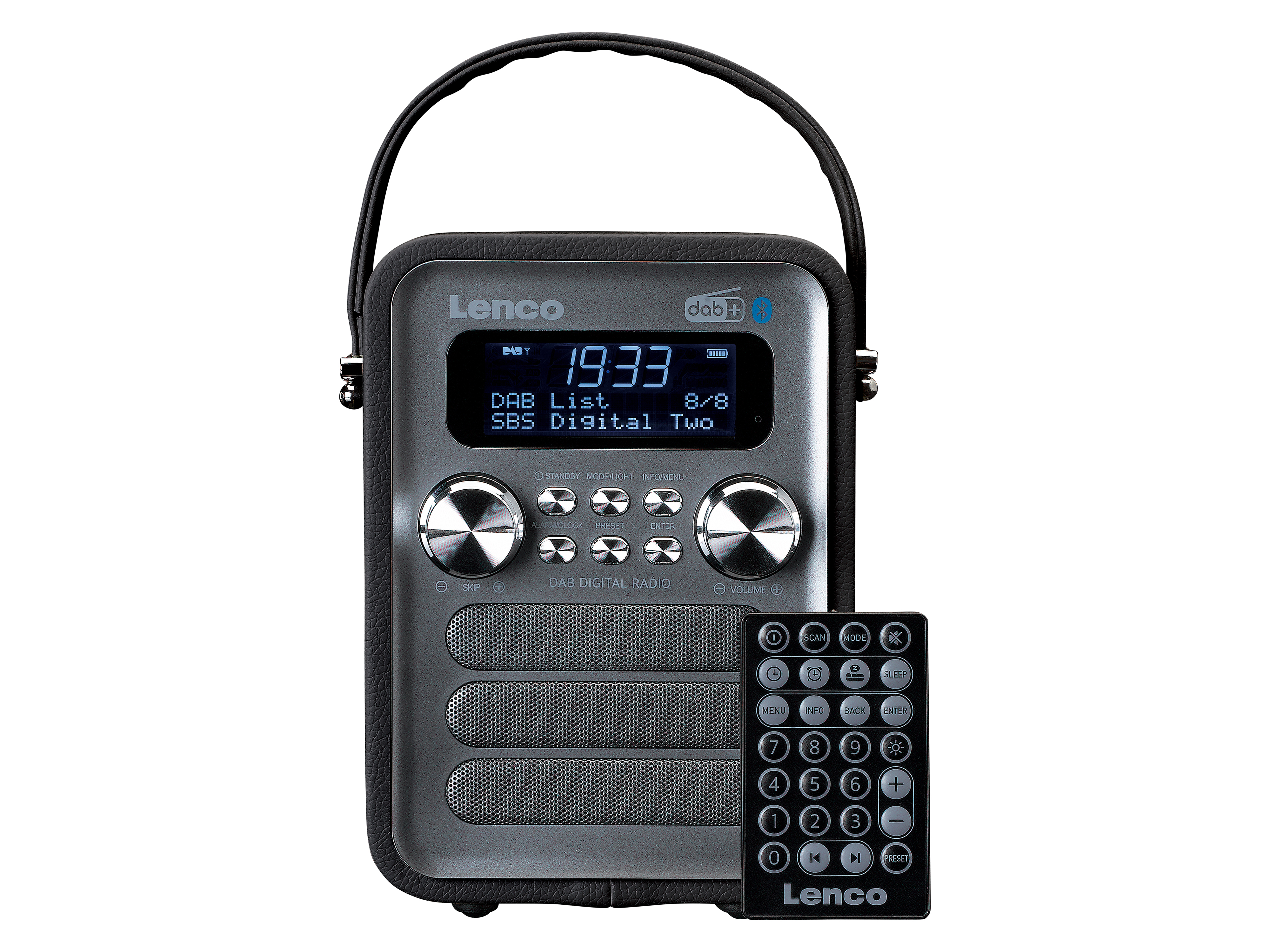 LENCO UKW Radio, tragbar, CD-Player, USB-Wiedergabe, schwarz