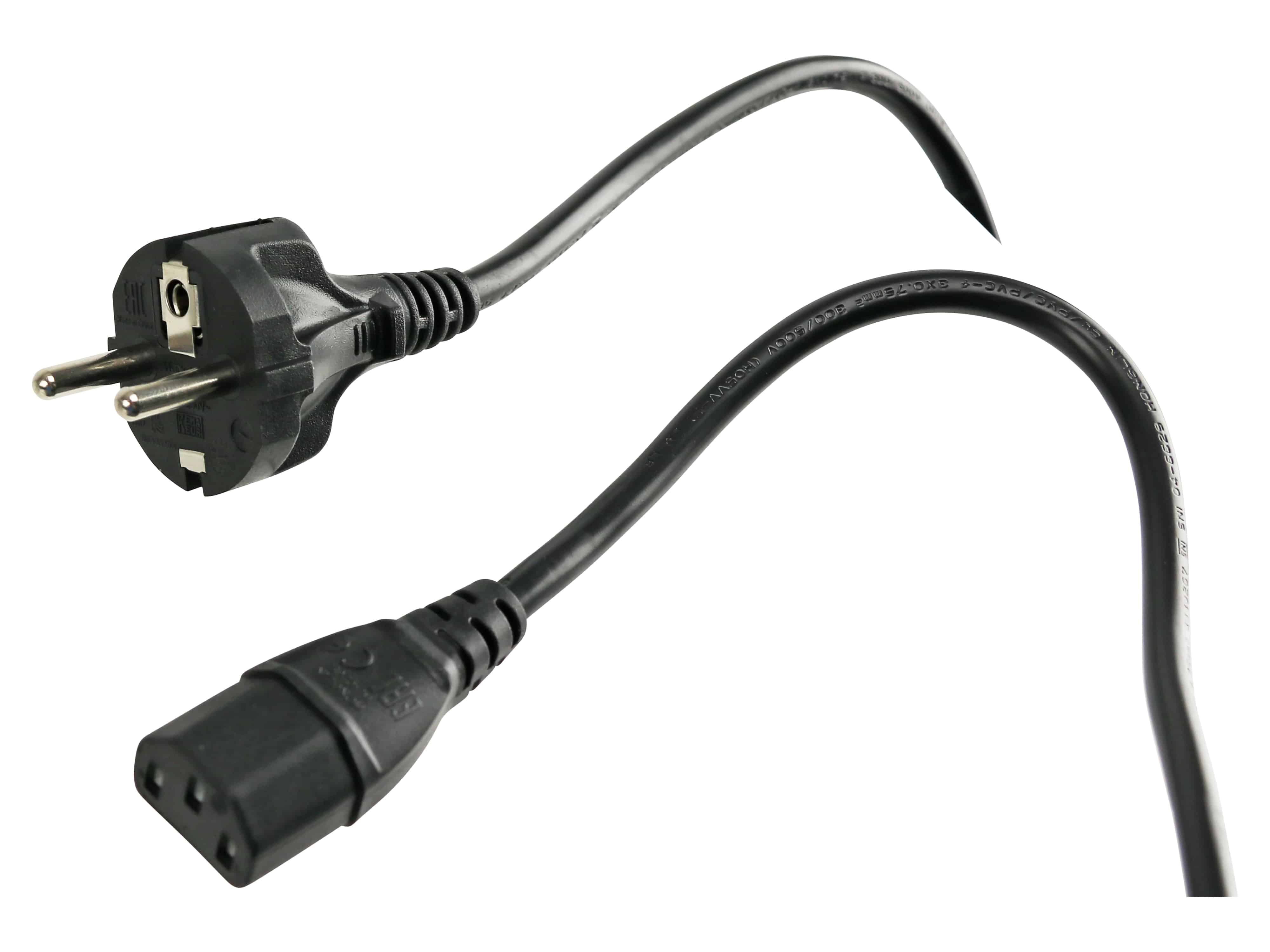 Kaltgerätekabel 1,8 m, gerade Ausführung Kaltgerätekabel 1,8 m, gerade Ausführung