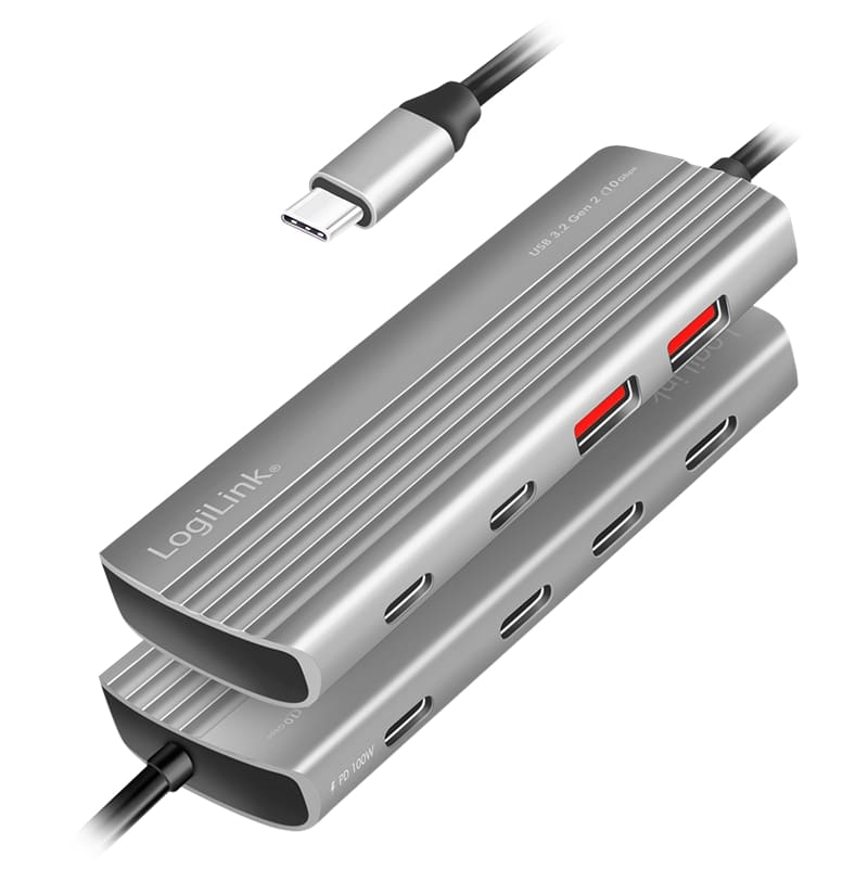 LOGILINK USB-C-Hub UA0414 7-Port Logilink USB-C-Hub UA0414 7-Port