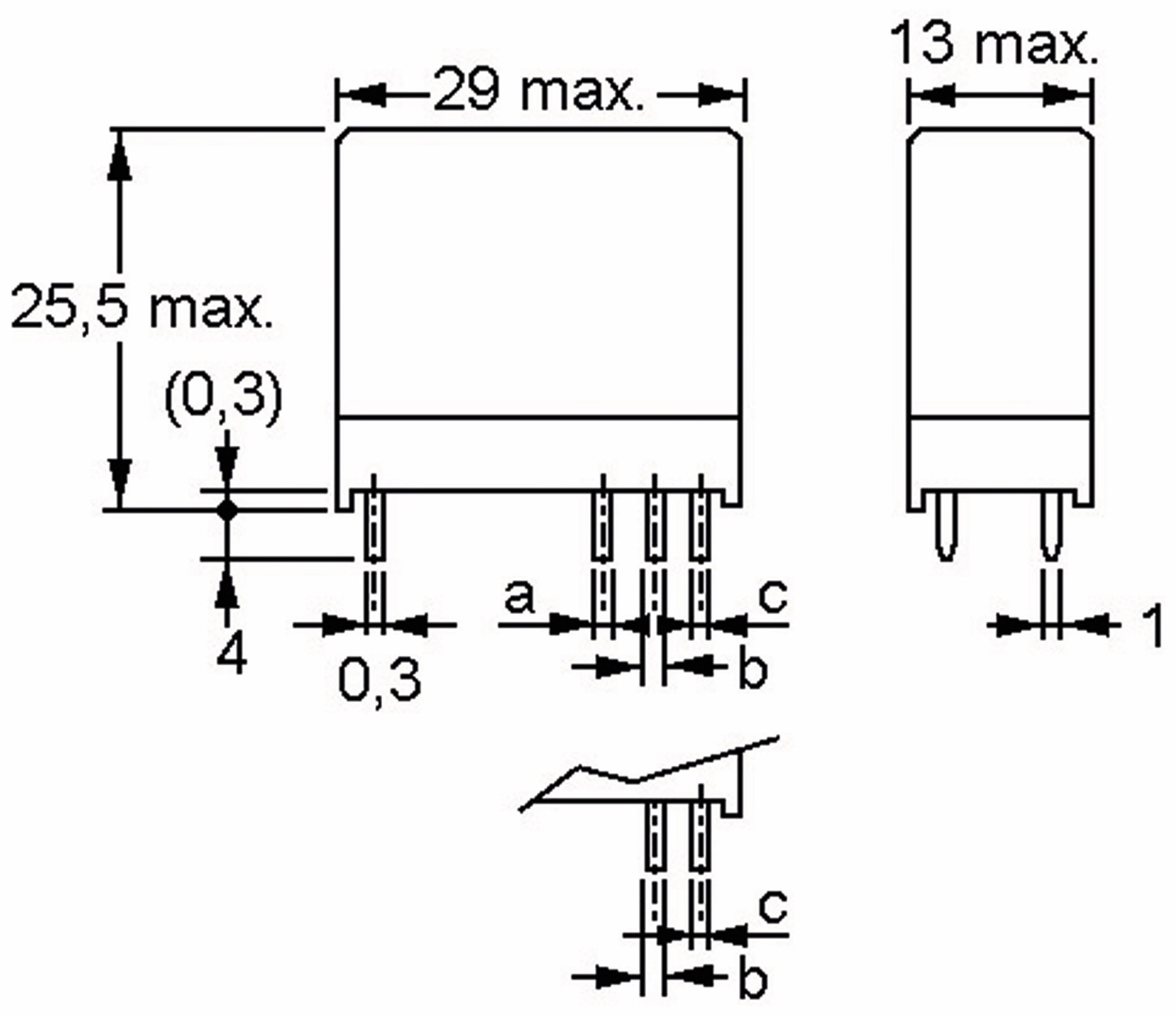 OMRON Relais G2R1E-12, print, 1xUM, 12 V-, 16 A