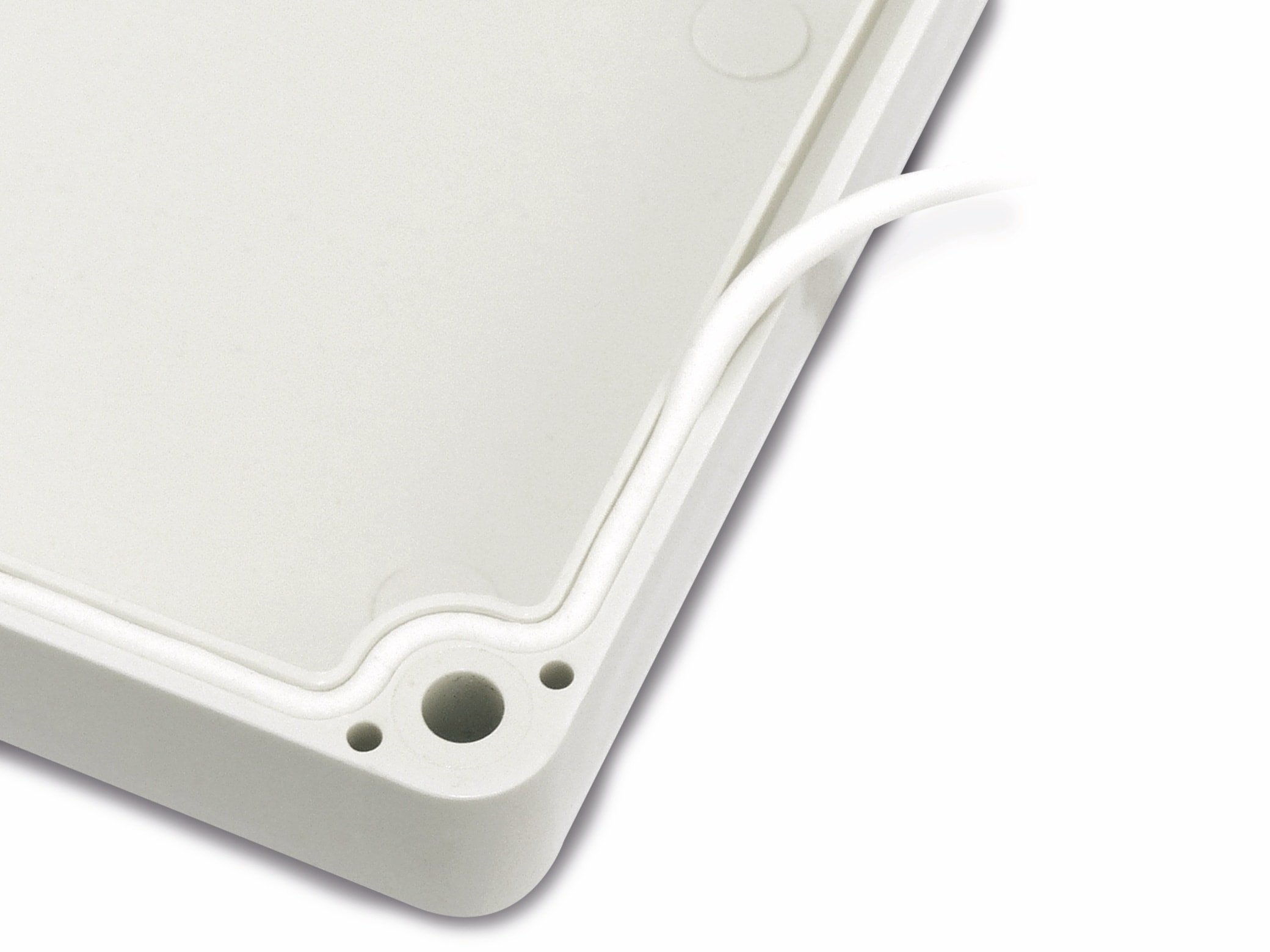 Modulgehäuse ABS, 83x58x33 mm, IP65, lichtgrau Modulgehäuse ABS, 83x58x33 mm, IP65, lichtgrau