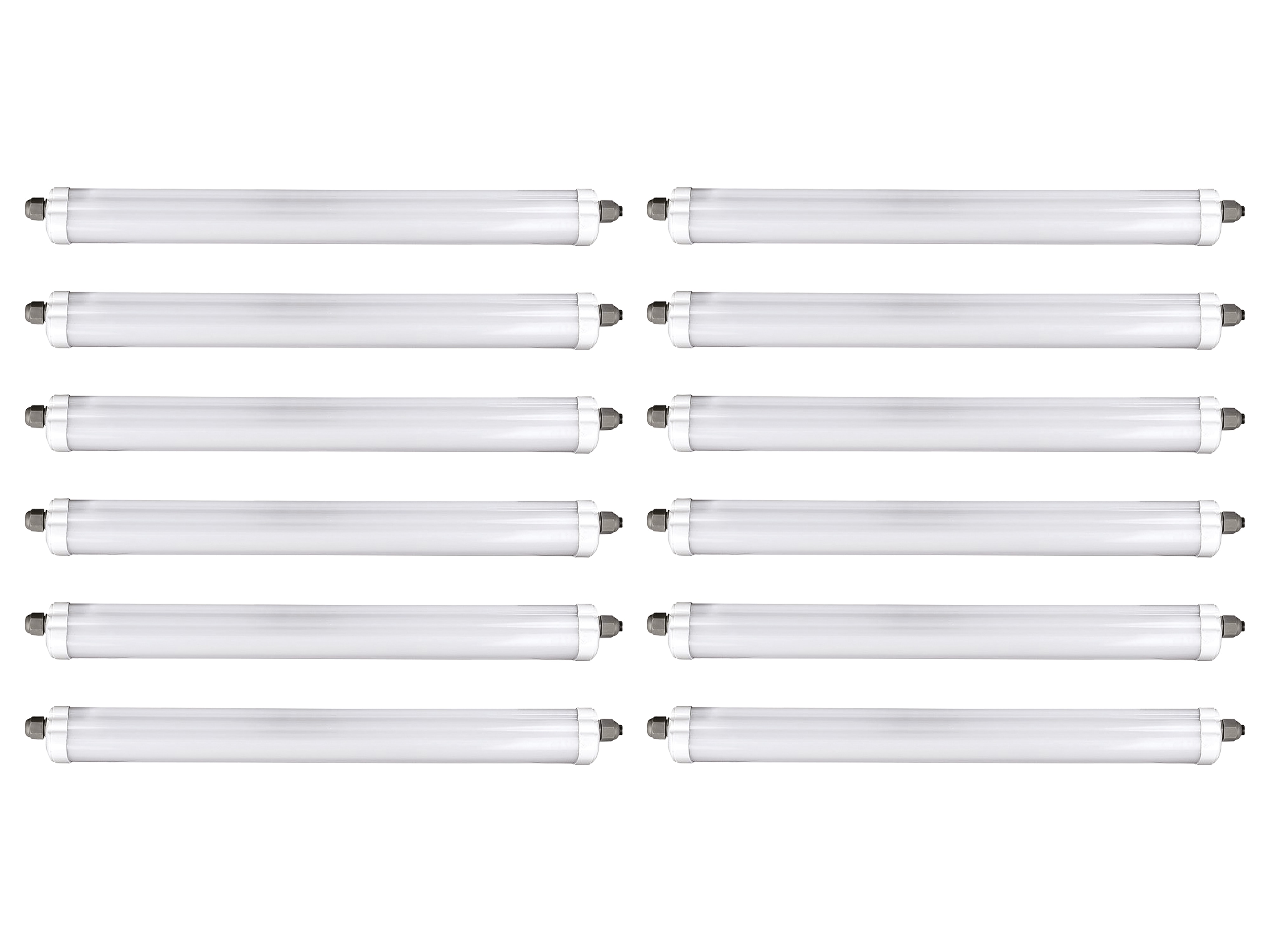V-TAC LED-Feuchtraum-Wannenleuchte VT-1574-N, EEK: E, 48 W, 5760 lm, 6500 K, 1500 mm, 12 Stück V-TAC LED-Feuchtraum-Wannenleuchte VT-1574-N, EEK: E, 48 W, 5760 lm, 6500 K, 1500 mm, 12 Stück