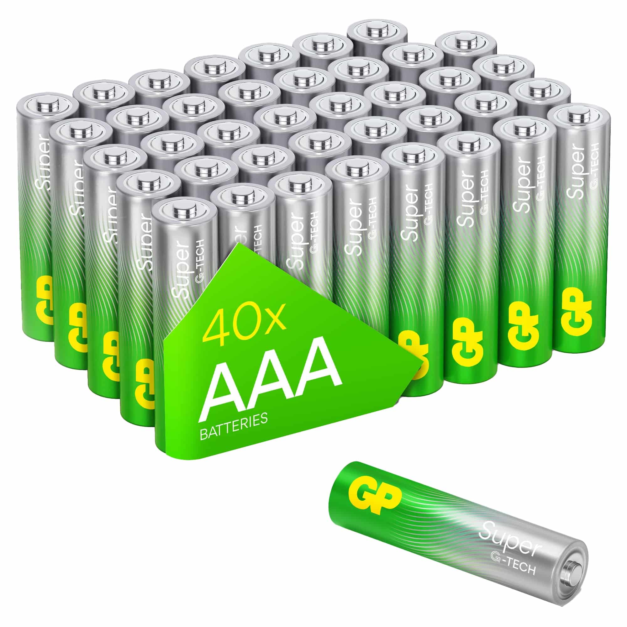 GP Micro-Batterie AAA SUPER Alkaline 40 Stück GP Micro-Batterie AAA SUPER Alkaline 40 Stück