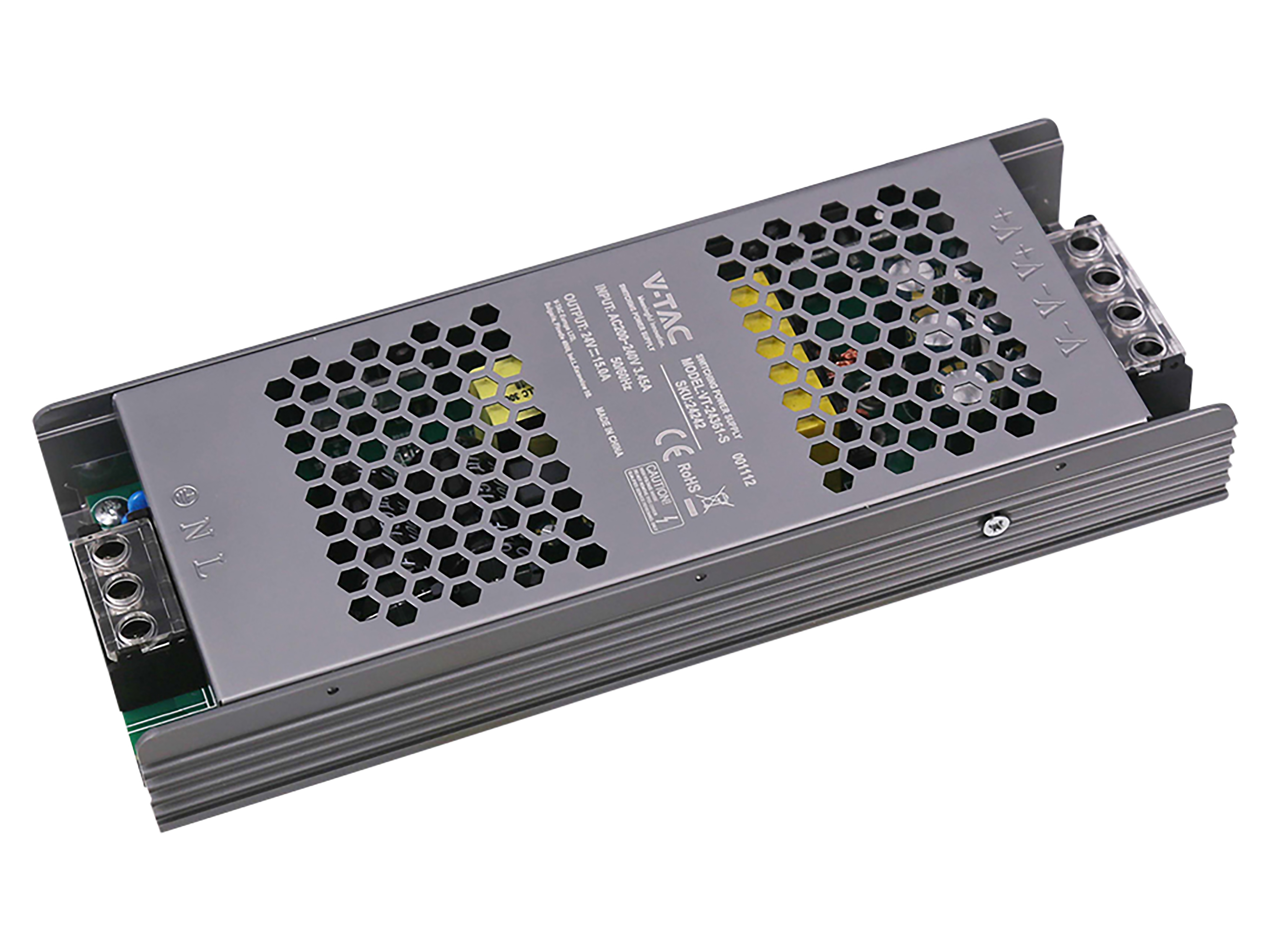 V-TAC Schaltnetzteil, VT-24242, 24V, 15A, 360W, IP20 V-TAC Schaltnetzteil, VT-24242, 24V, 15A, 360W, IP20