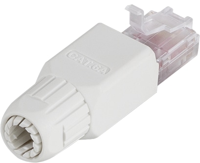 LOGILINK Feldkonfektionierbarer Cat.6A RJ45 Stecker, werkzeugfreie Montage LOGILINK Feldkonfektionierbarer Cat.6A RJ45 Stecker, werkzeugfreie Montage