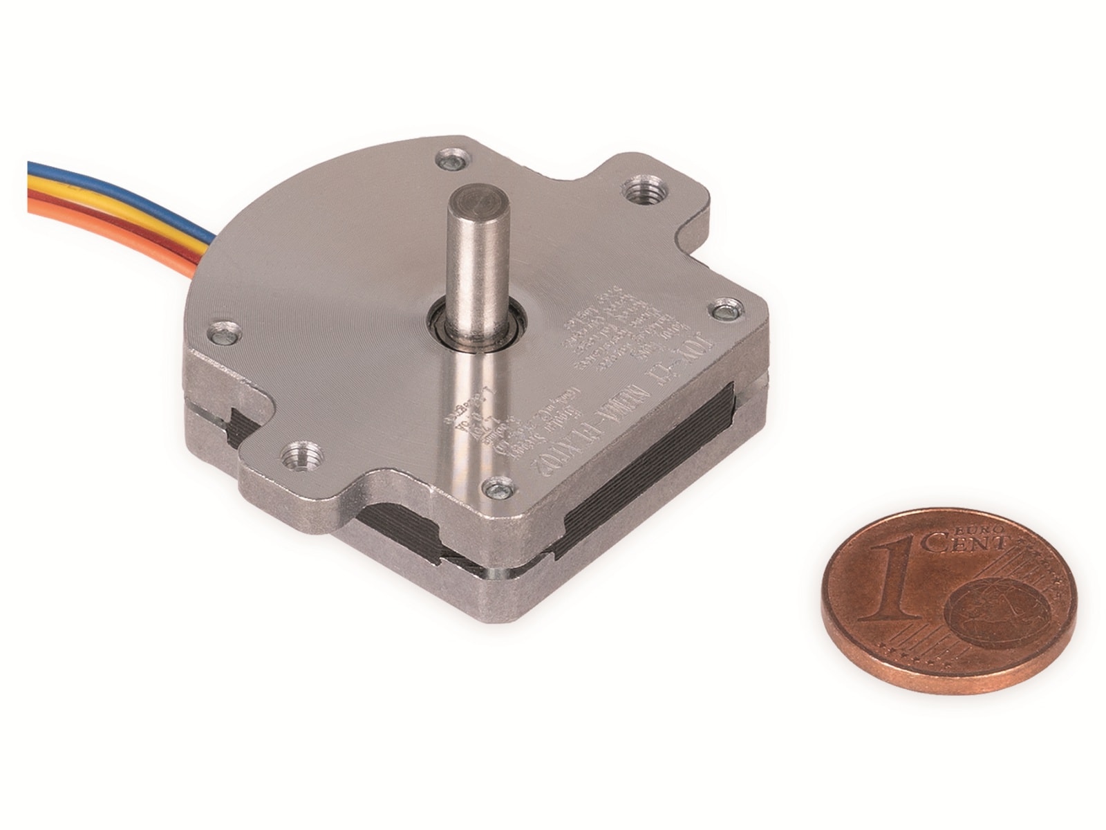 JOY-IT Schrittmotor, NEMA-FLAT02, P28SHD4611-10, 16mNm, 1,75V, 0,5A, 33x40x9,5