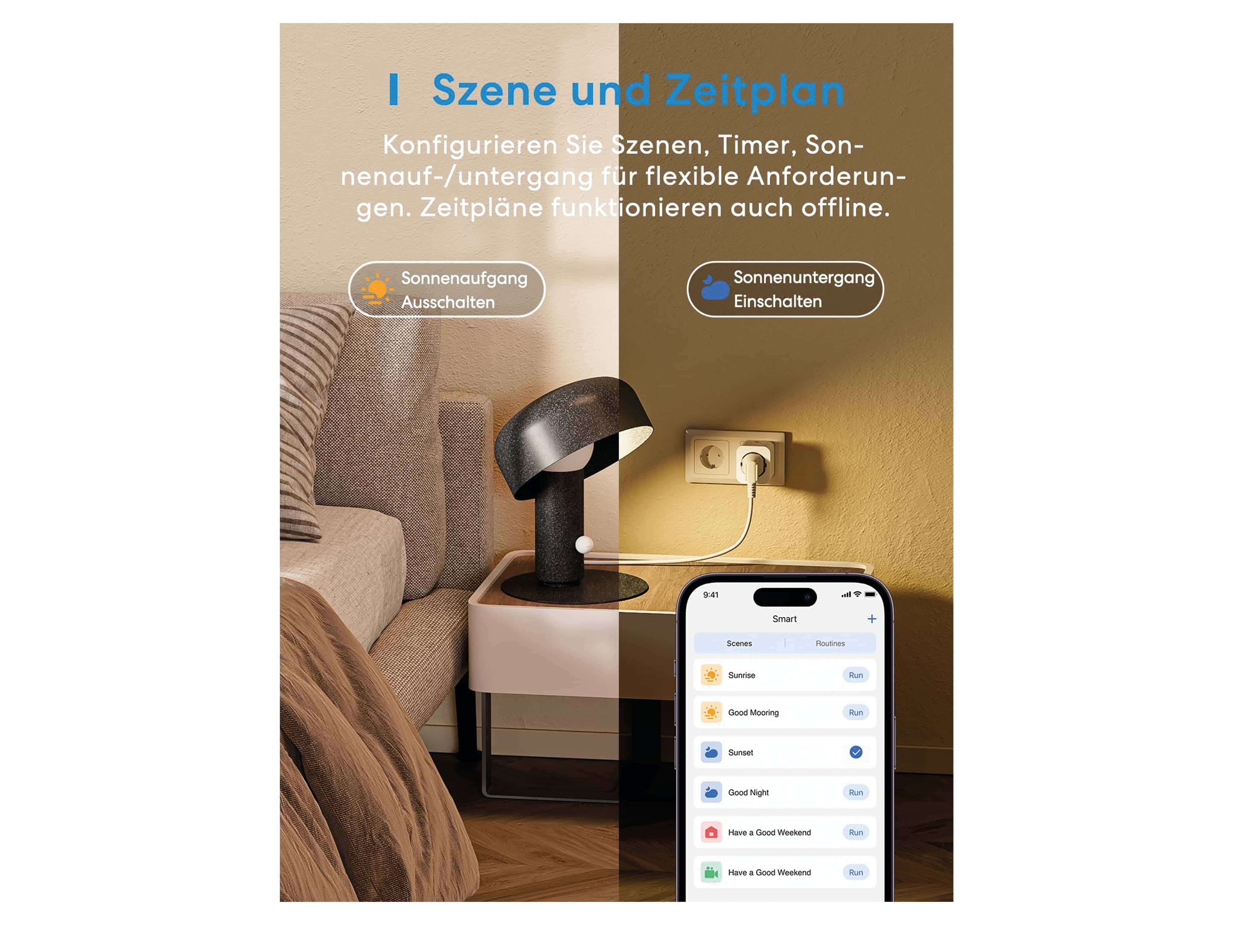 MEROSS WLAN-Steckdose mit Stromzähler, MSS305, 3 Stück