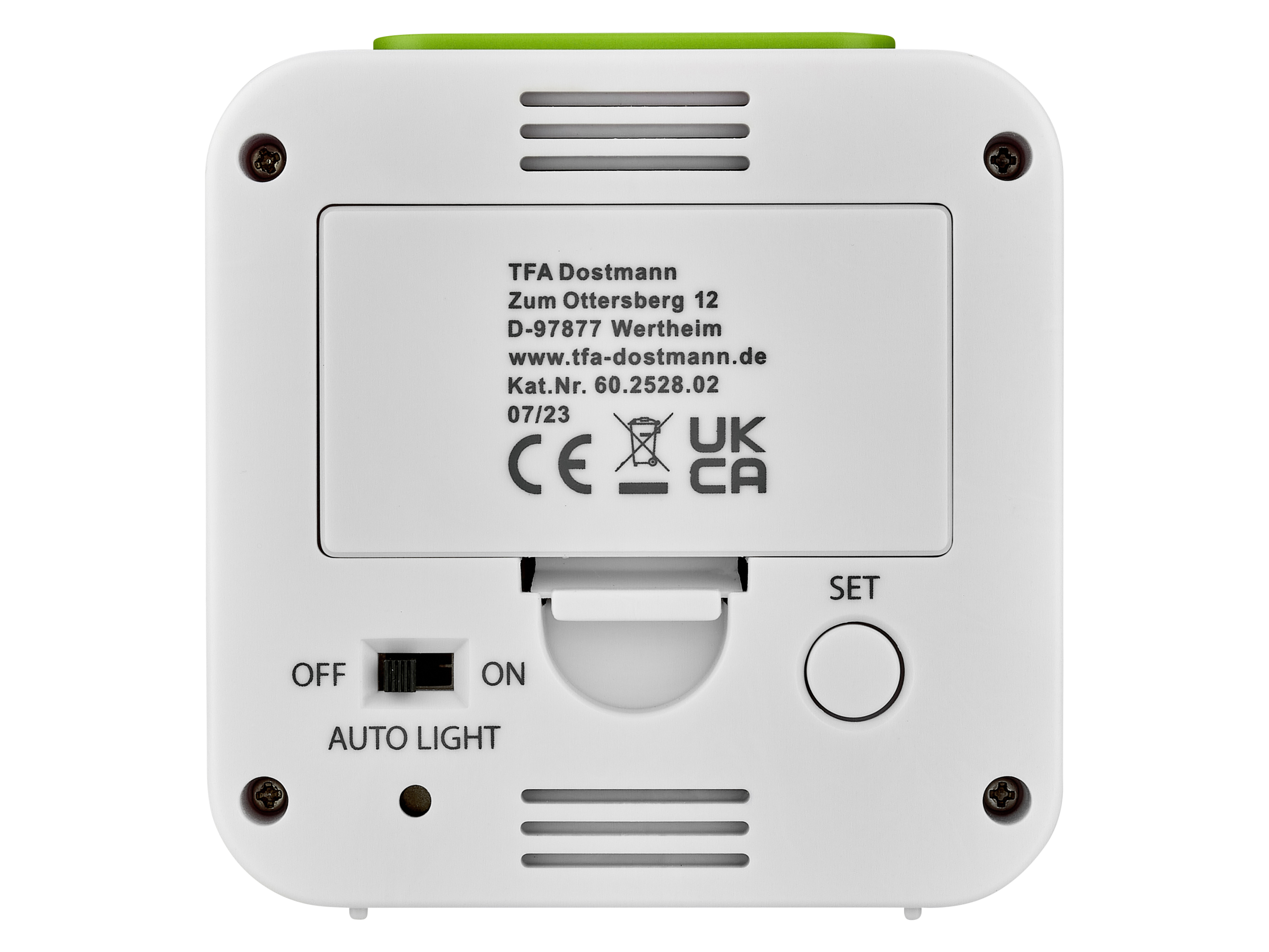 TFA Digitaler Funkwecker 60.2528.02, mit Temperatur BINGO
