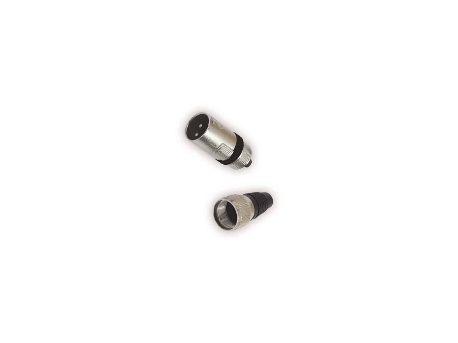 OMNITRONIC XLR-Stecker 3-polig, schwarz, 10 Stück OMNITRONIC XLR-Stecker 3-polig, schwarz, 10 Stück