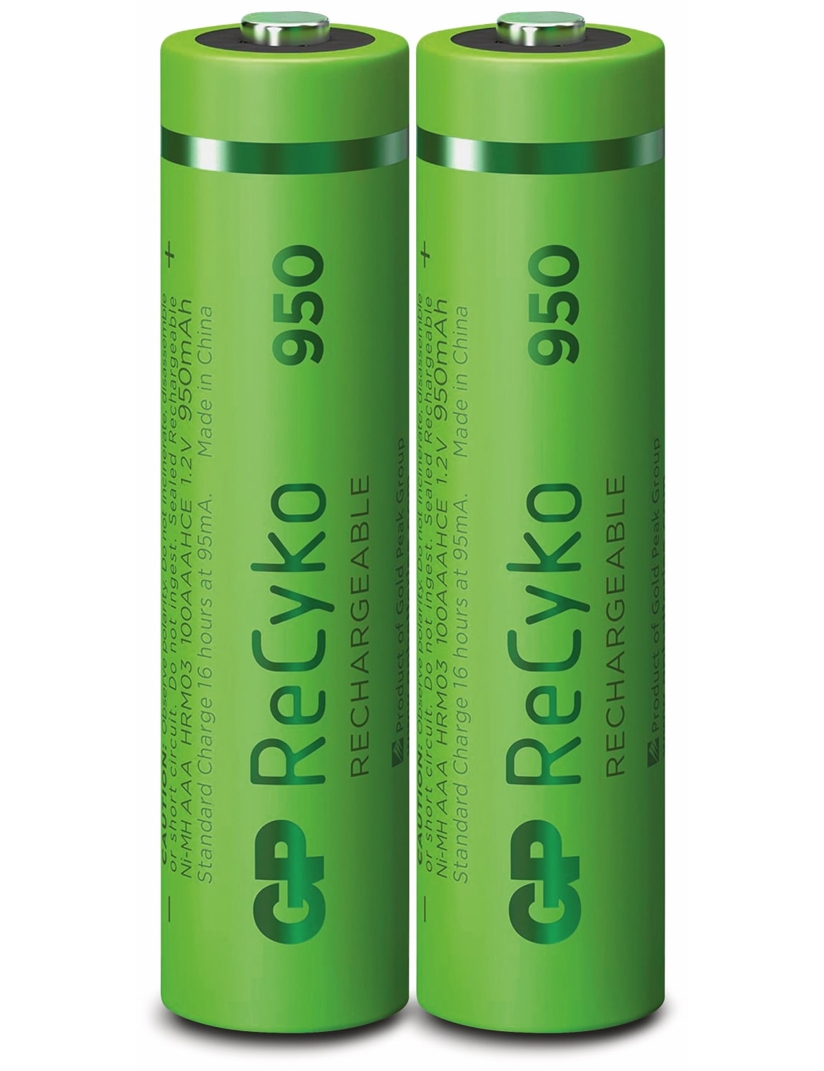 GP NiMH-Micro-Akku ReCyko+, 950 mAh, 2 Stück