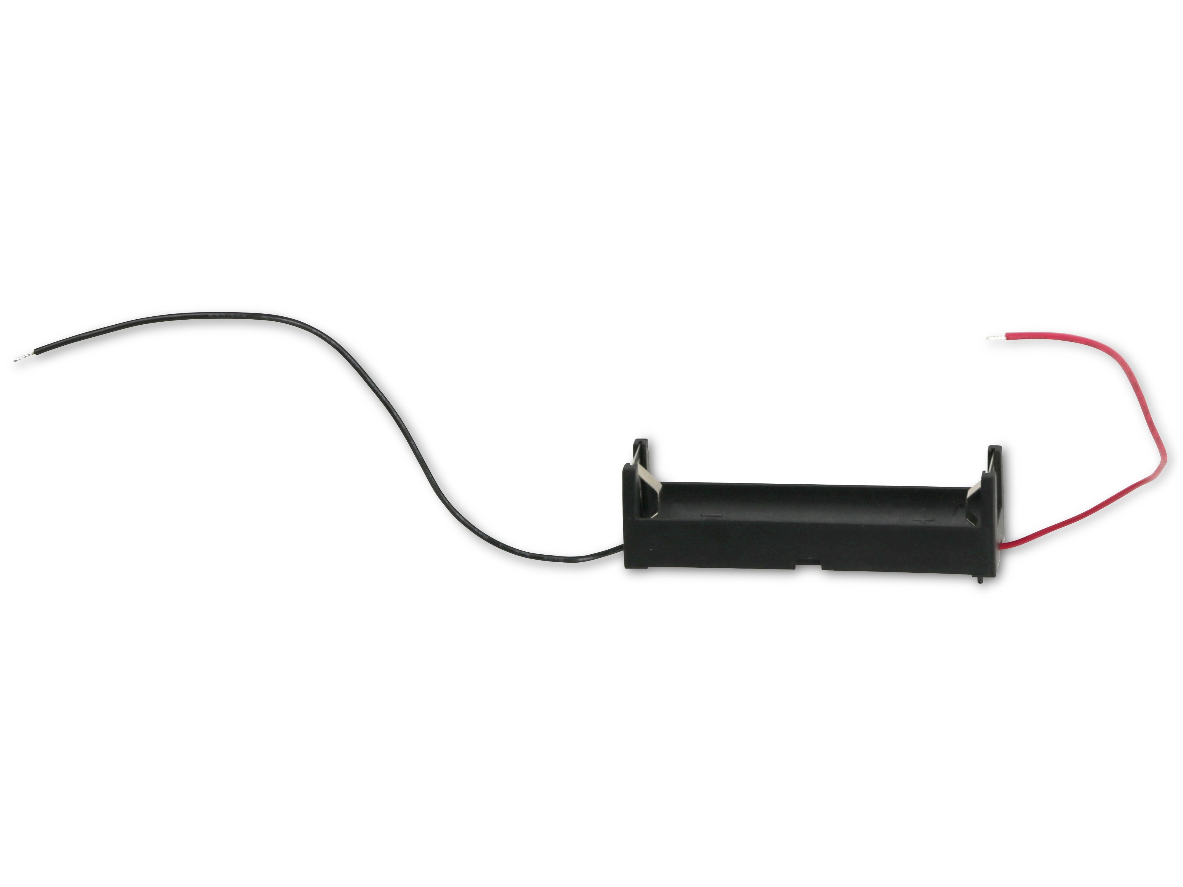 Batteriehalter BHC-18650-1A mit Leitung 150mm Batteriehalter BHC-18650-1A mit Leitung 150mm
