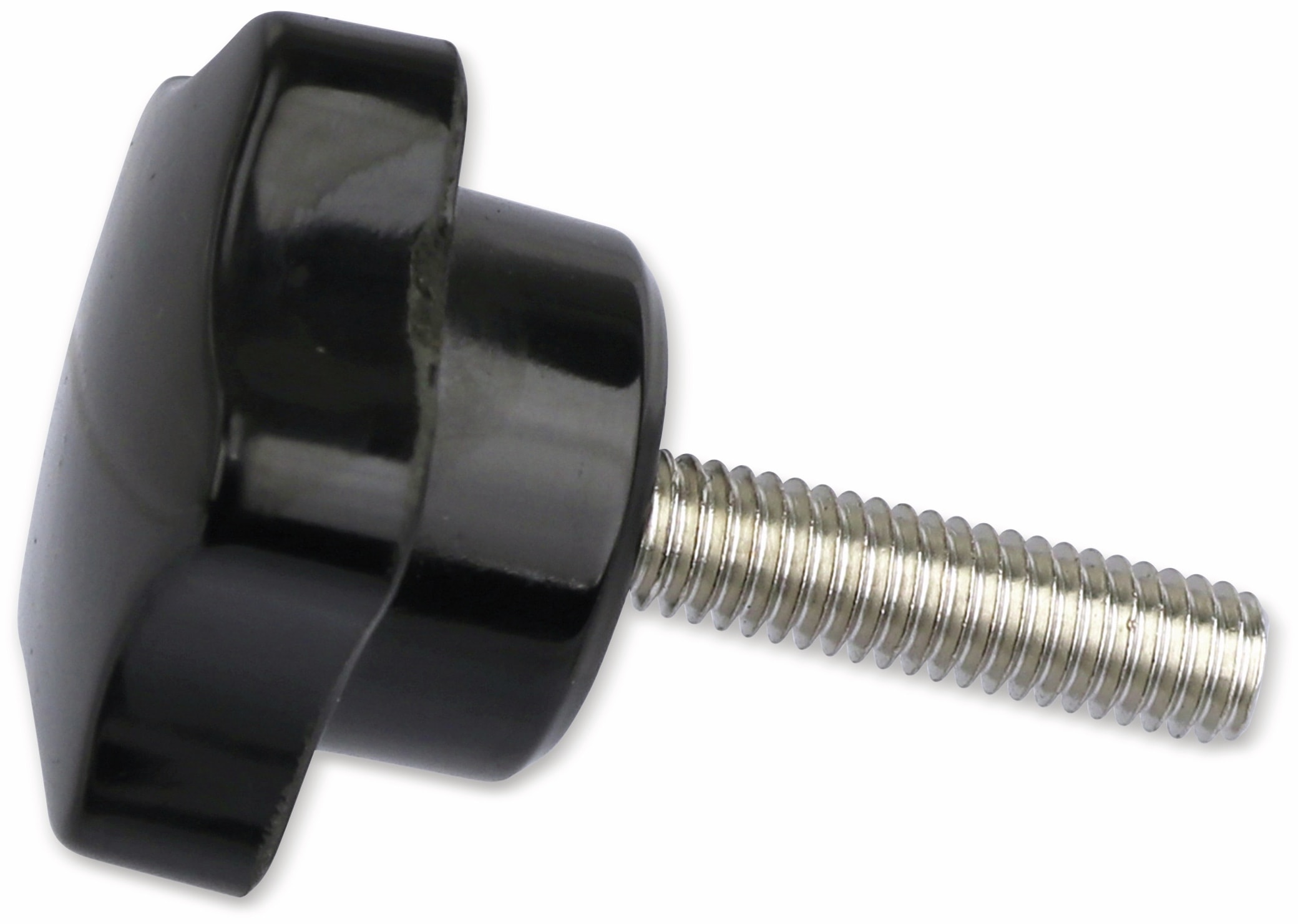 Sterngriffschraube, M6/25 mm, schwarz